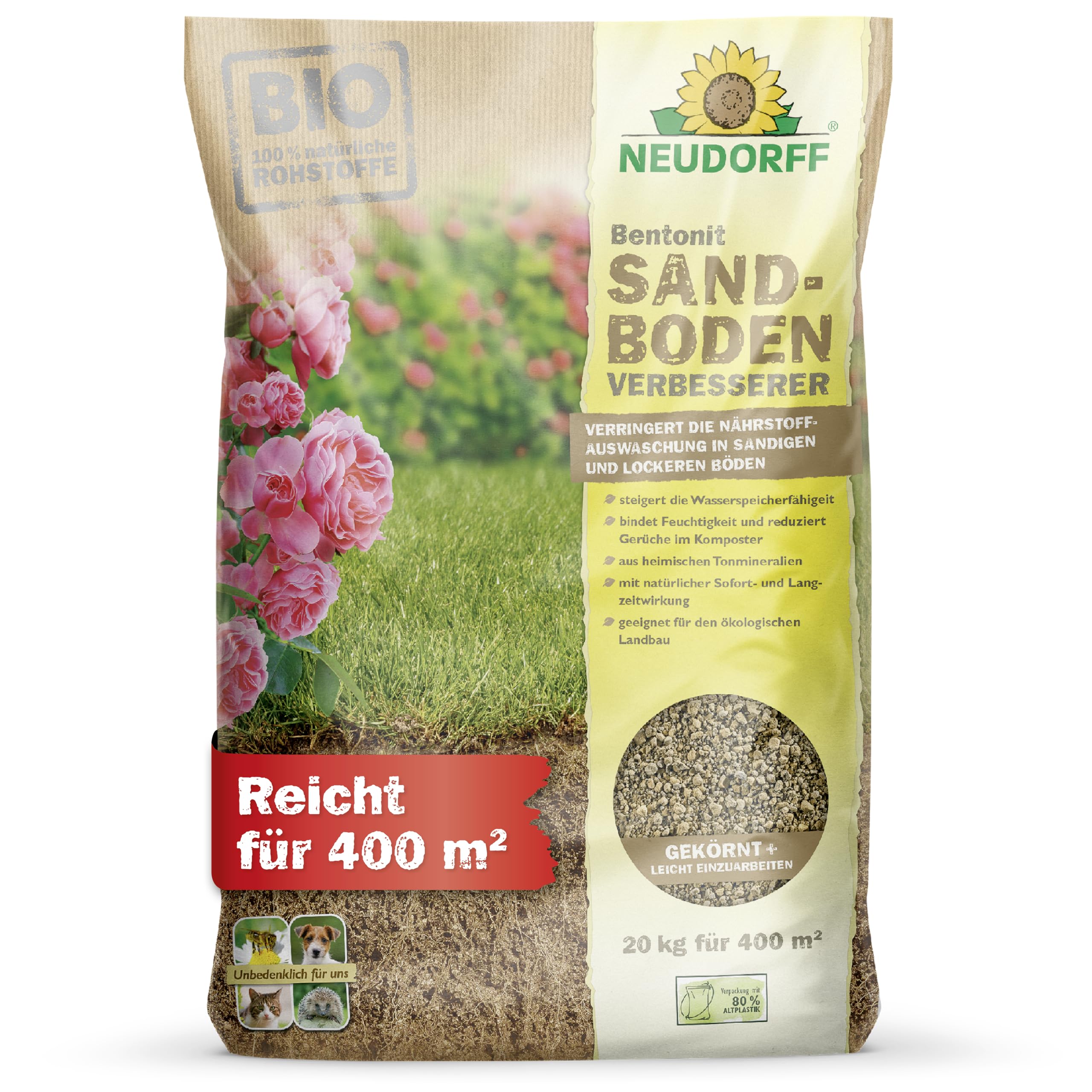 Neudorff Bentonit Sandboden Verbesserer - 20 kg