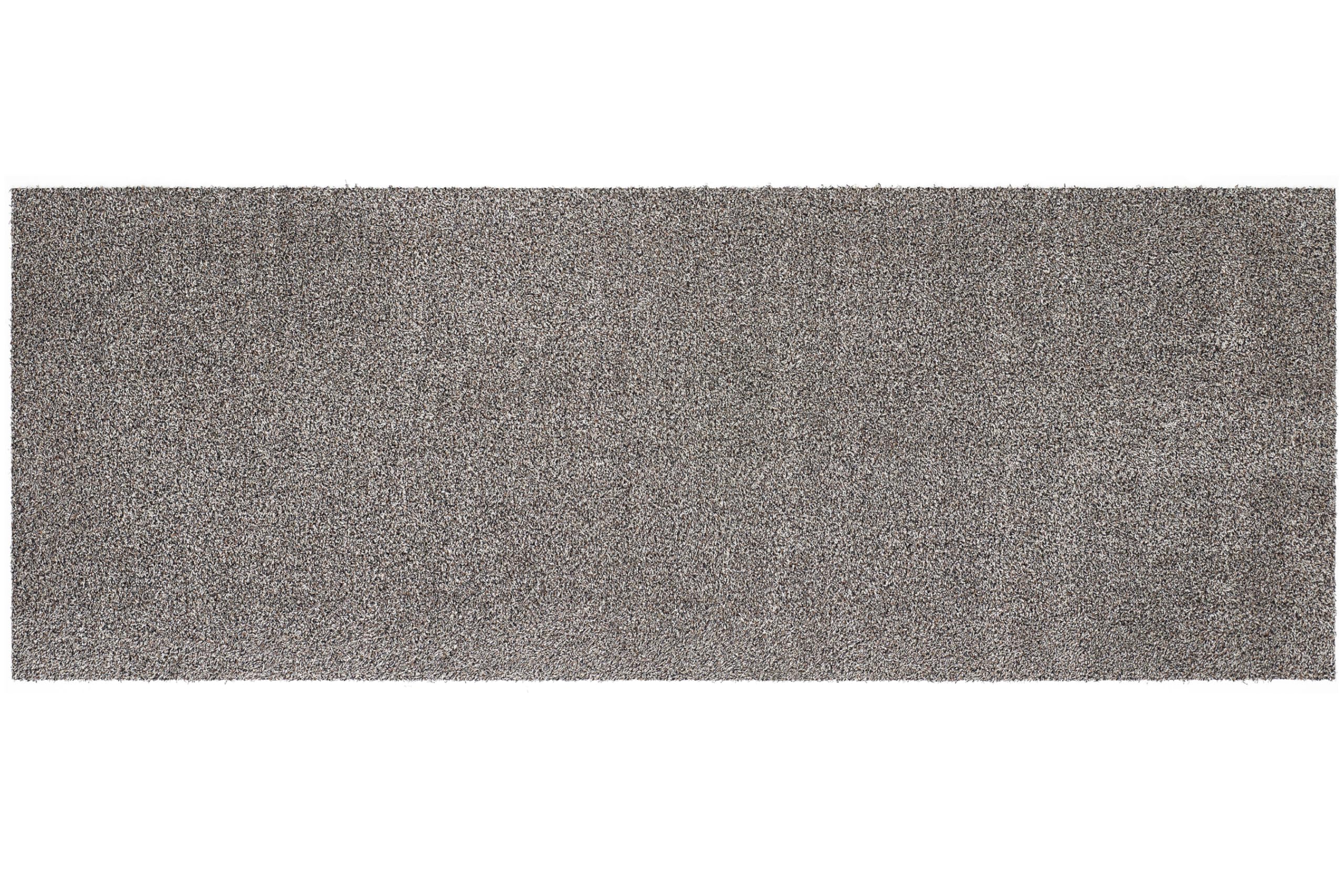andiamo Fußmatte innen Samson – waschbare Baumwoll-Schmutzfangmatte - rutschfest, saugstark & hochwertig - Fußabtreter für den Eingang | 67 x 180 cm, Granit