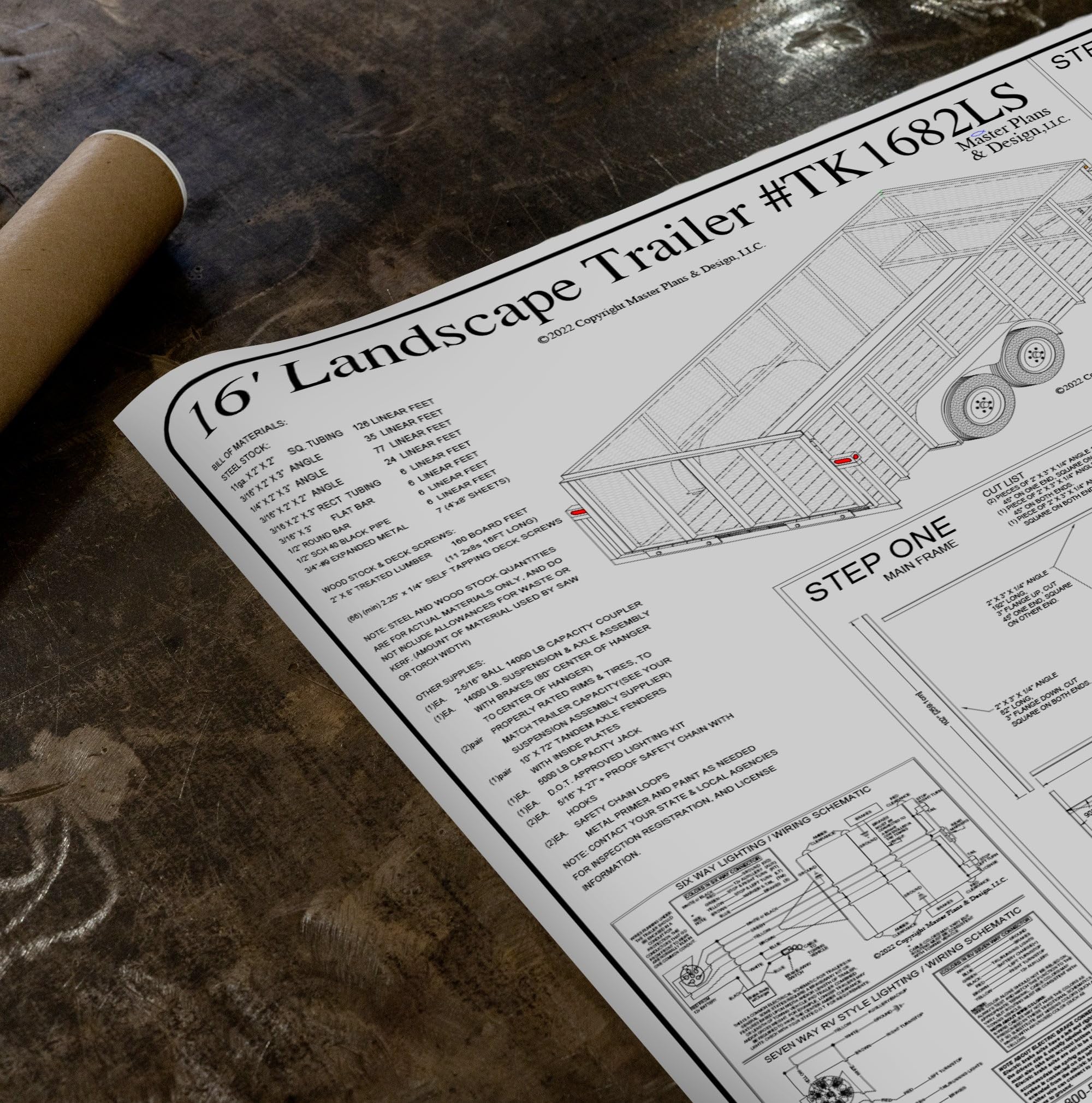 The Trailer Parts Outlet - 1682LS - 16' x 82