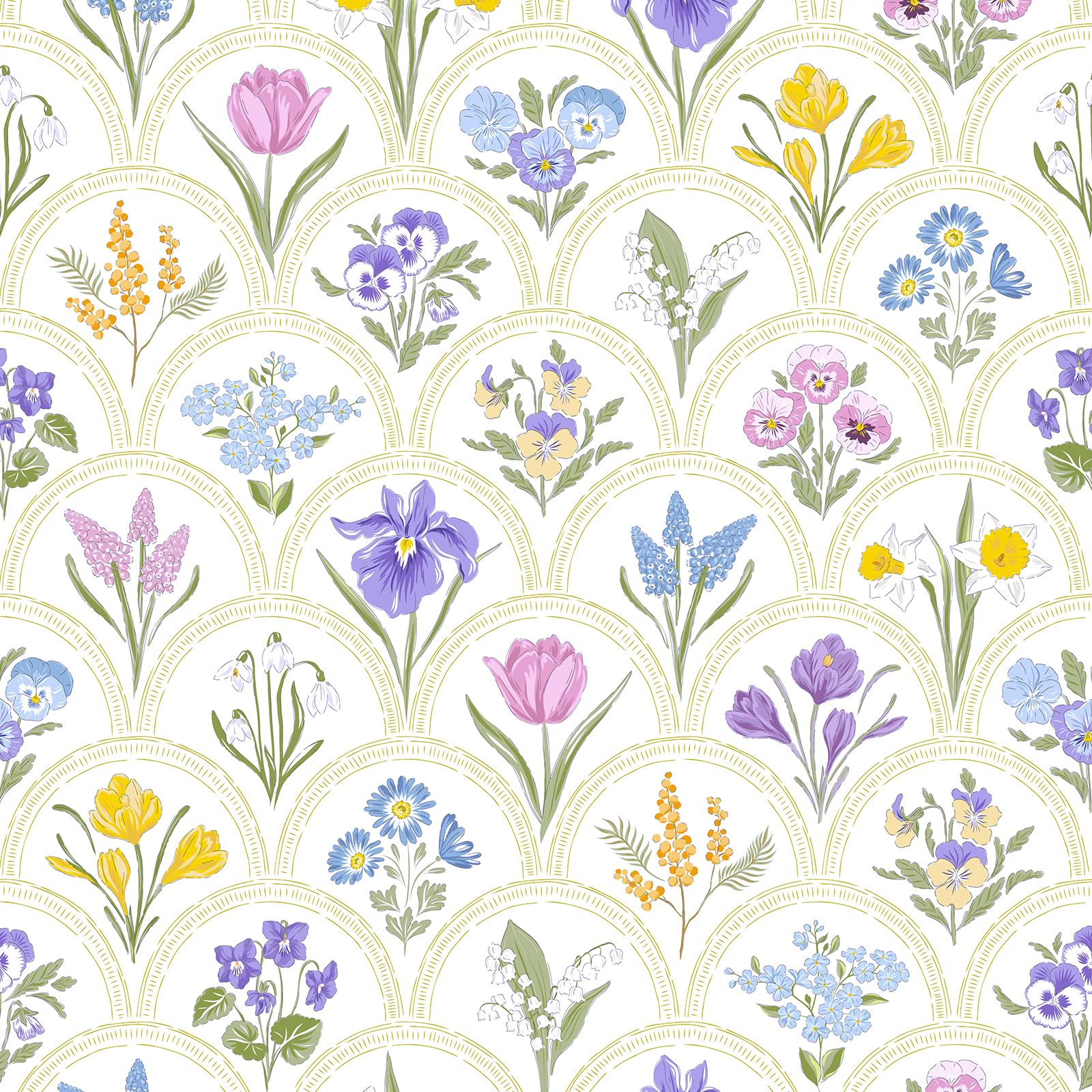 Papier contact floral pour étagère et relooking meubles locataire