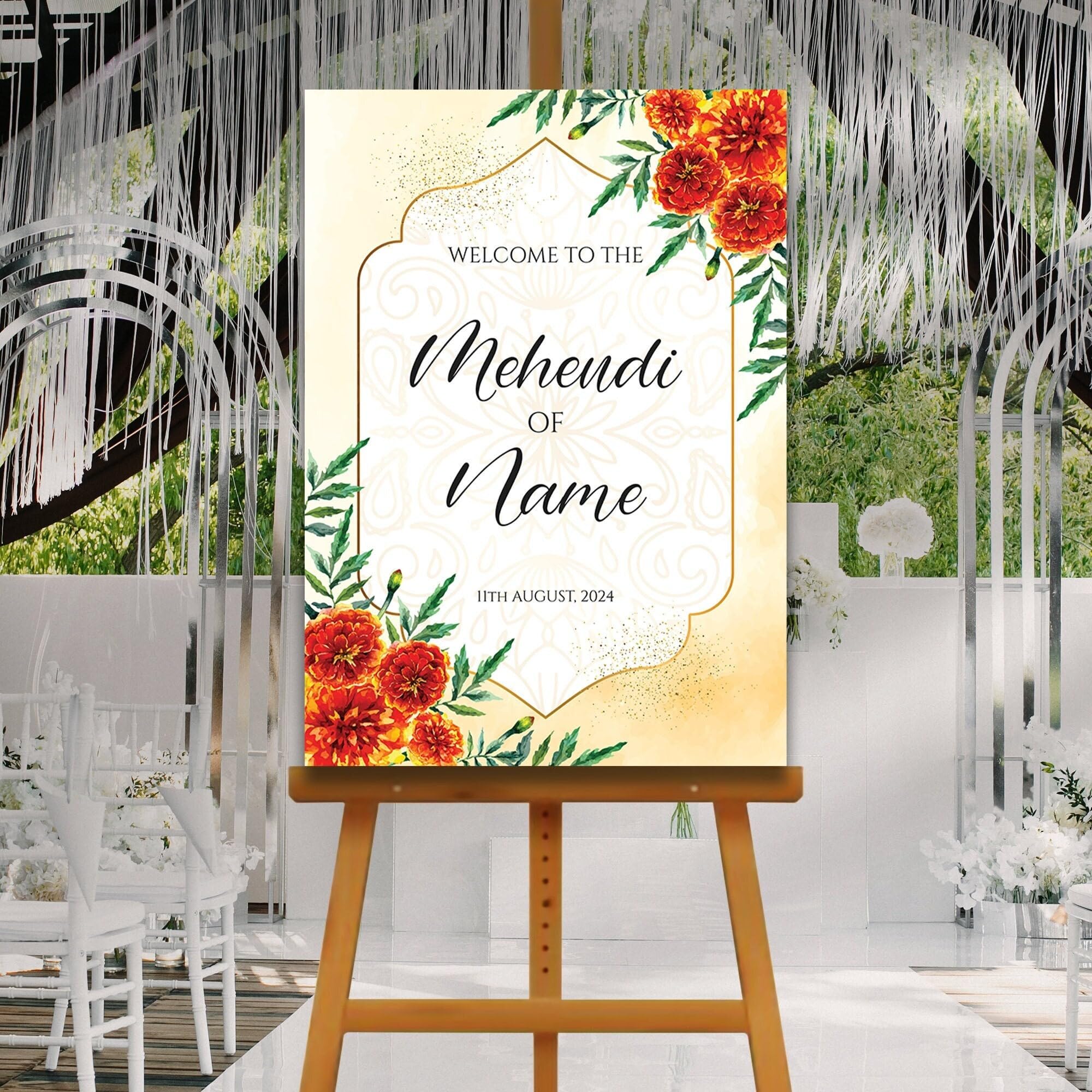 Mehndi Welcome Signs, Mehendi Signs, Umbrella Desi Decor, Mehndi Sign, Indian Decor Sign, Mendhi Umbrella, Henna Sign, Mehendi Welcome