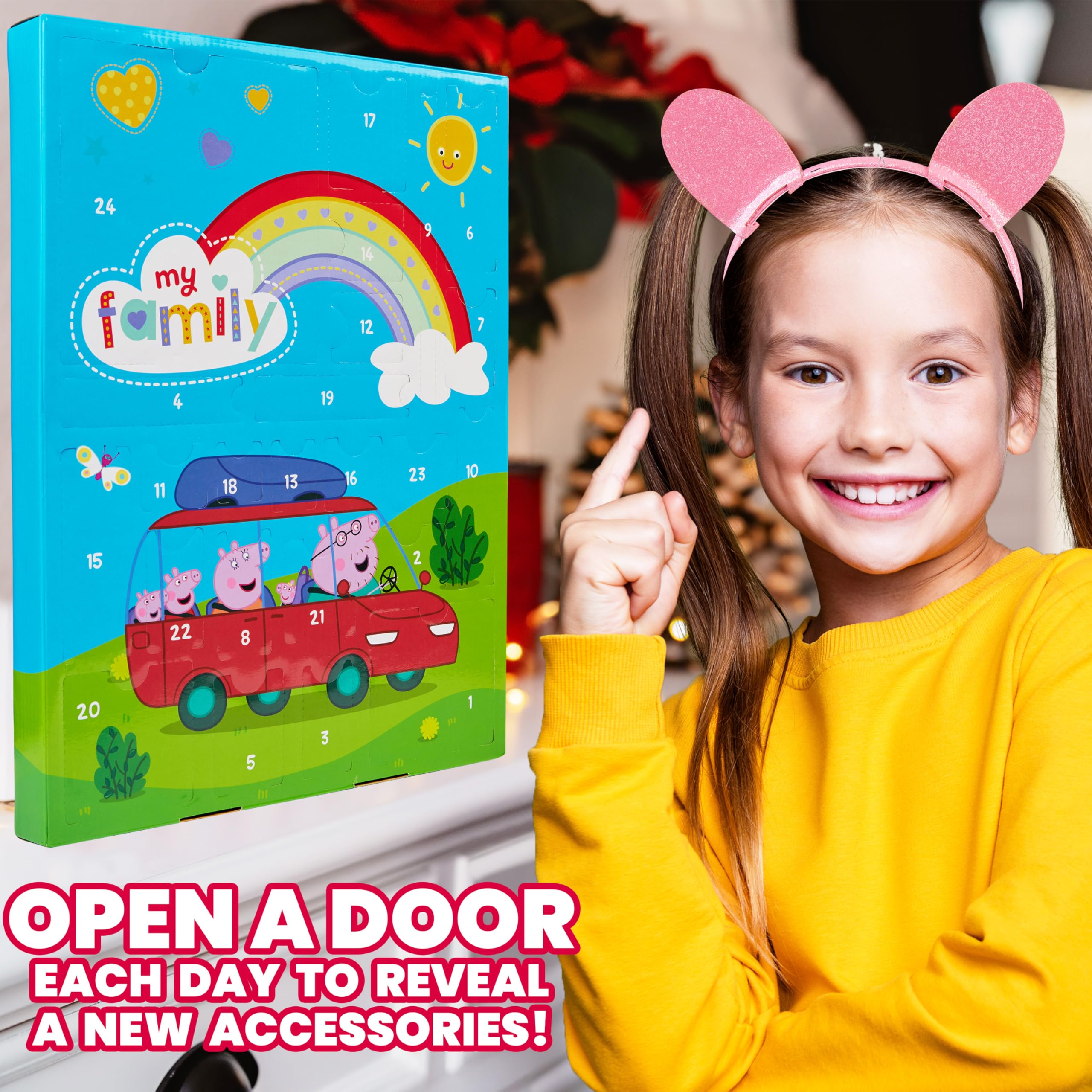 Peppa Pig PEP0658 Calendario De Adviento 2021 Con Figuras Accesorios Para Niños A Partir De 2