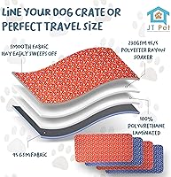 Vista 5 de Forro para jaula de conejillo de indias, paquete de 4 almohadillas lavables para orina para perros, ropa de cama de vellón suave para jaula