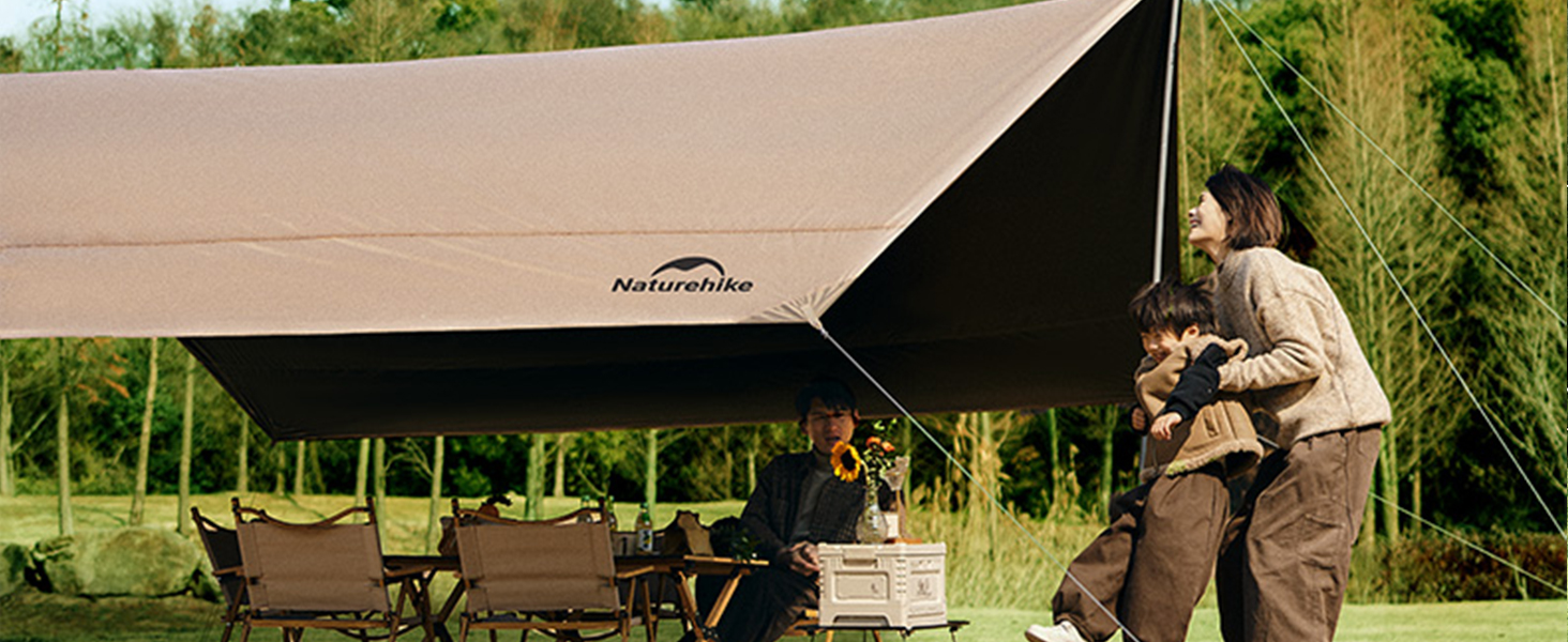 Amazon | Naturehike 避暑タープ 内外温度差15℃ 防水18000＋ UPF2000+