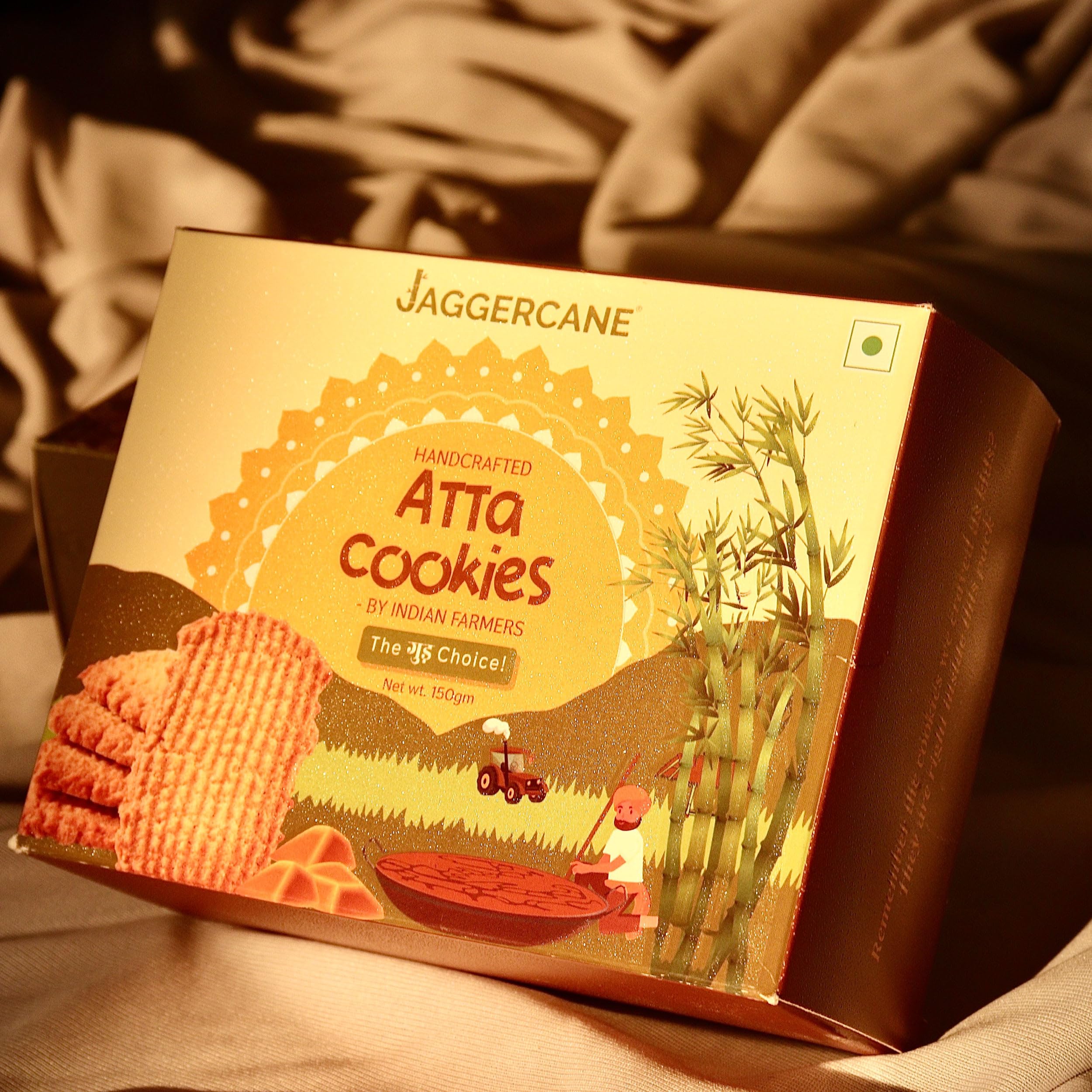 jaggercane Atta Biscuits Cookies 150gm |Premium Handmade Atta Biscuits| No Refined White Sugar, No Palm Oil, Preservatives or Colors (B0D4J374JJ) Amazon Price History, Amazon Price Tracker
