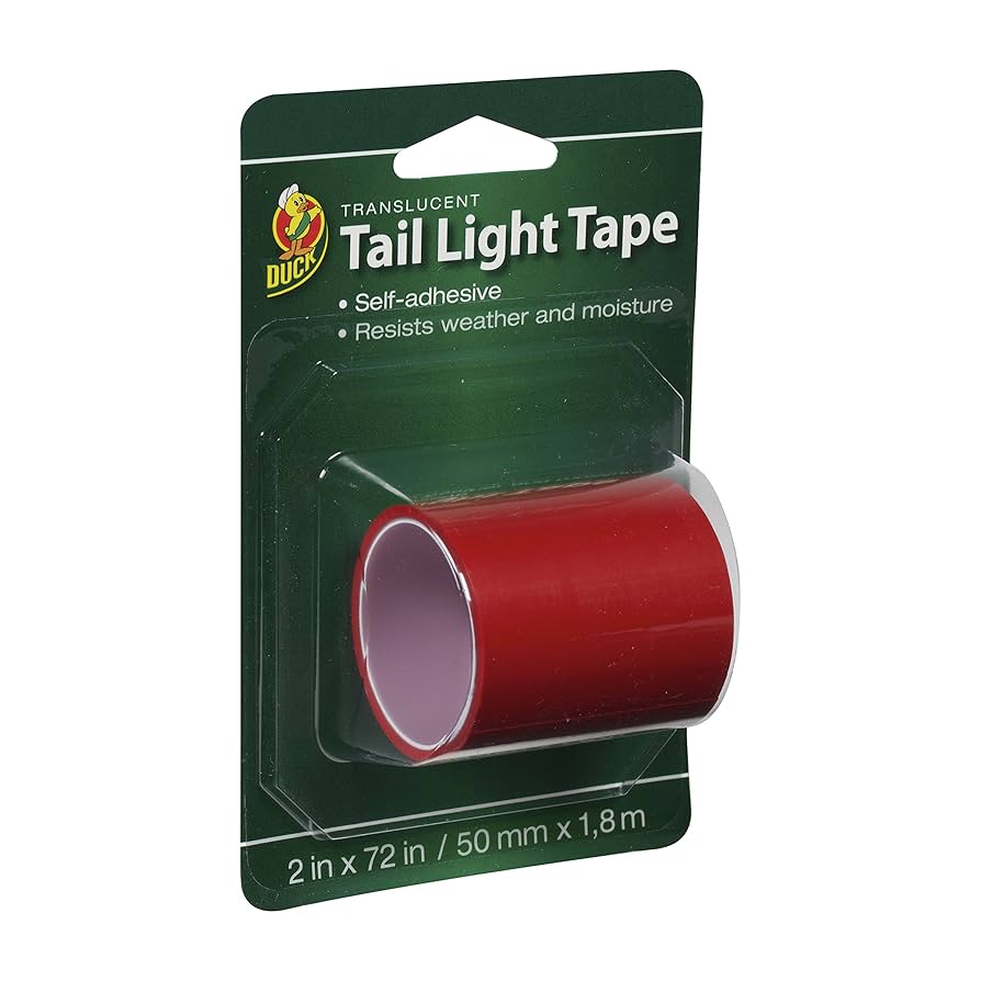 ダパンプ　RED Amazon.com: Duck Brand 896026 Automotive Tail Light Tape, 2