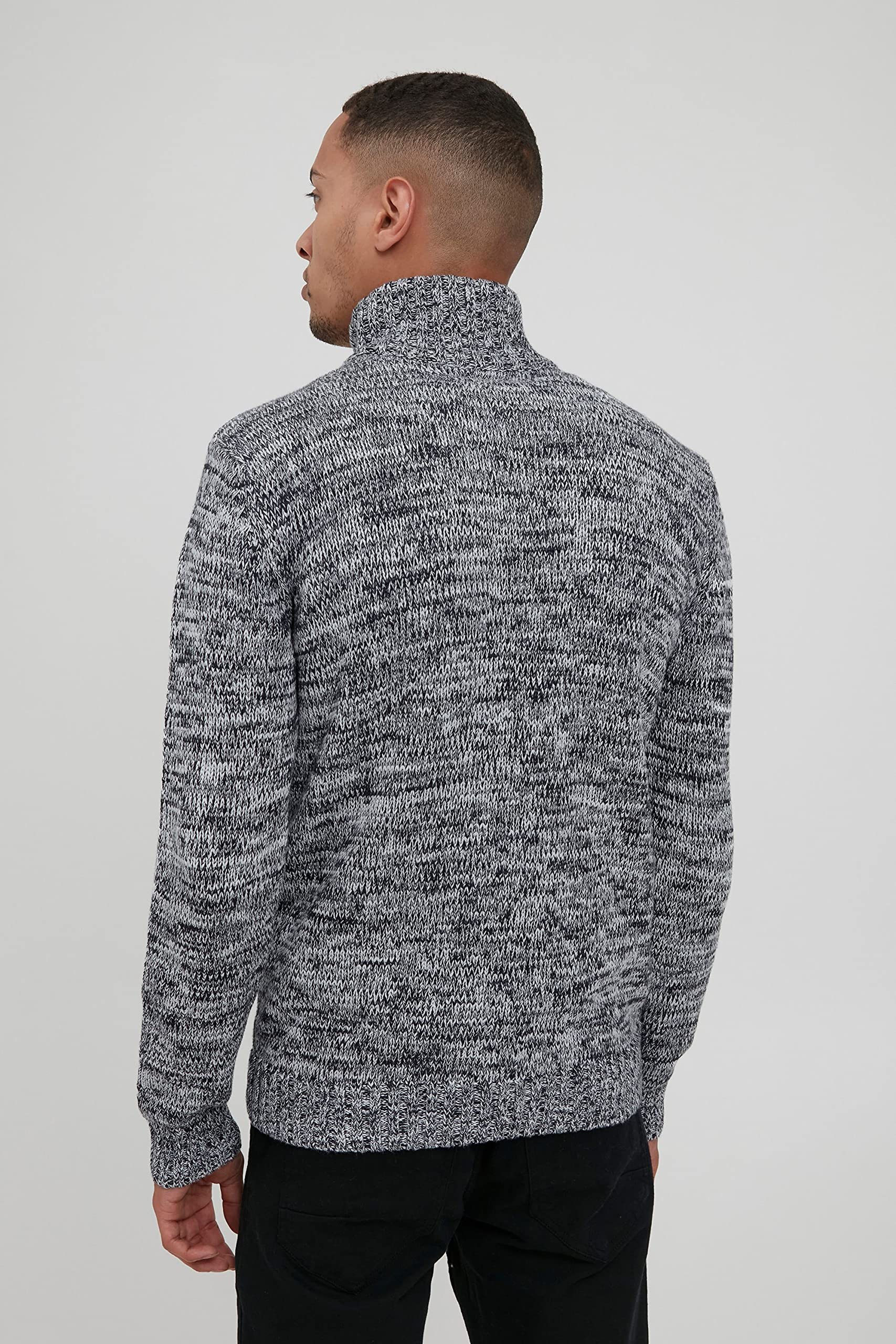 Pomeroy Cárdigan Chaqueta De Punto Grueso para Hombre con Cuello Alto 100% algodón