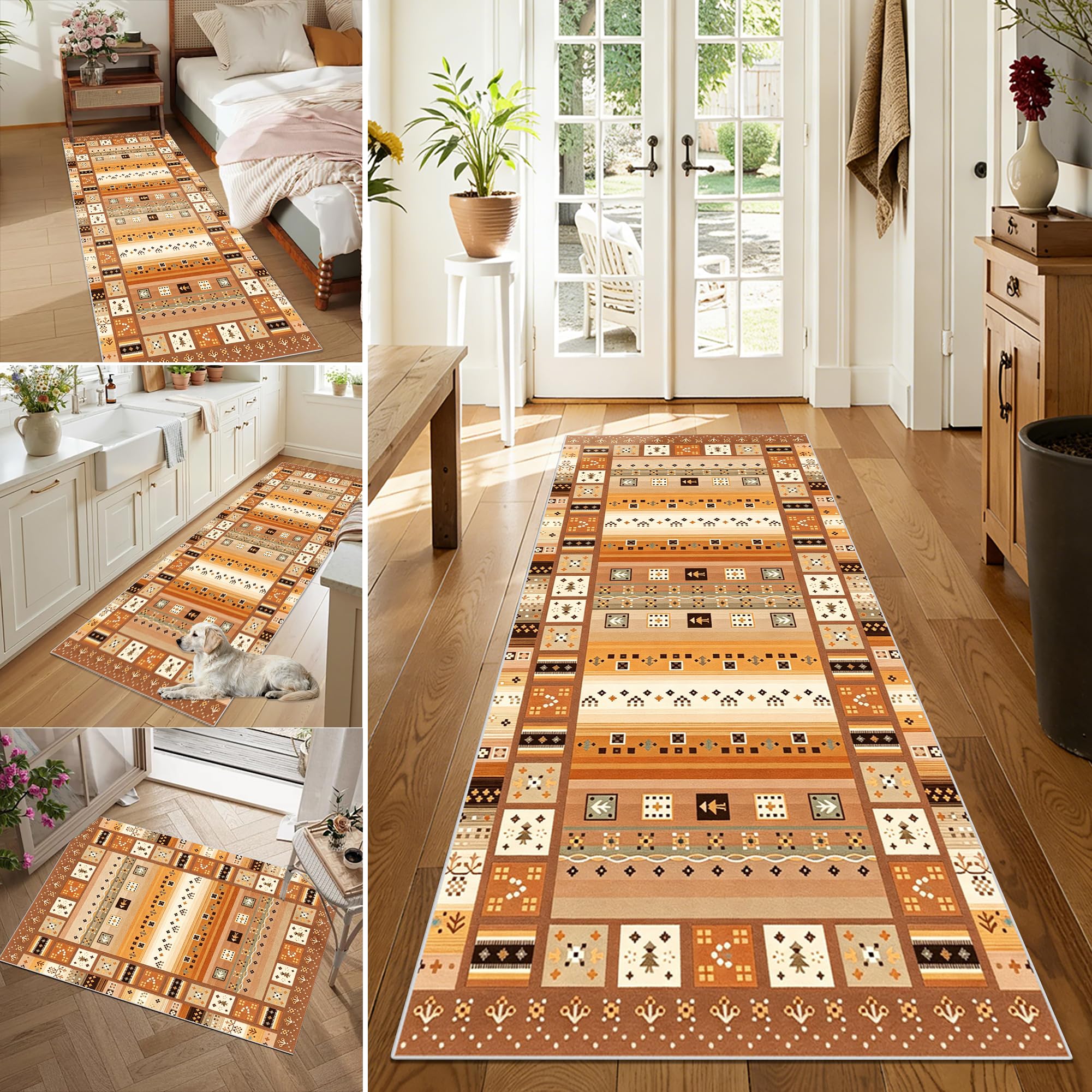 Paillasson intérieur entrée lavable pour couloir et cuisine