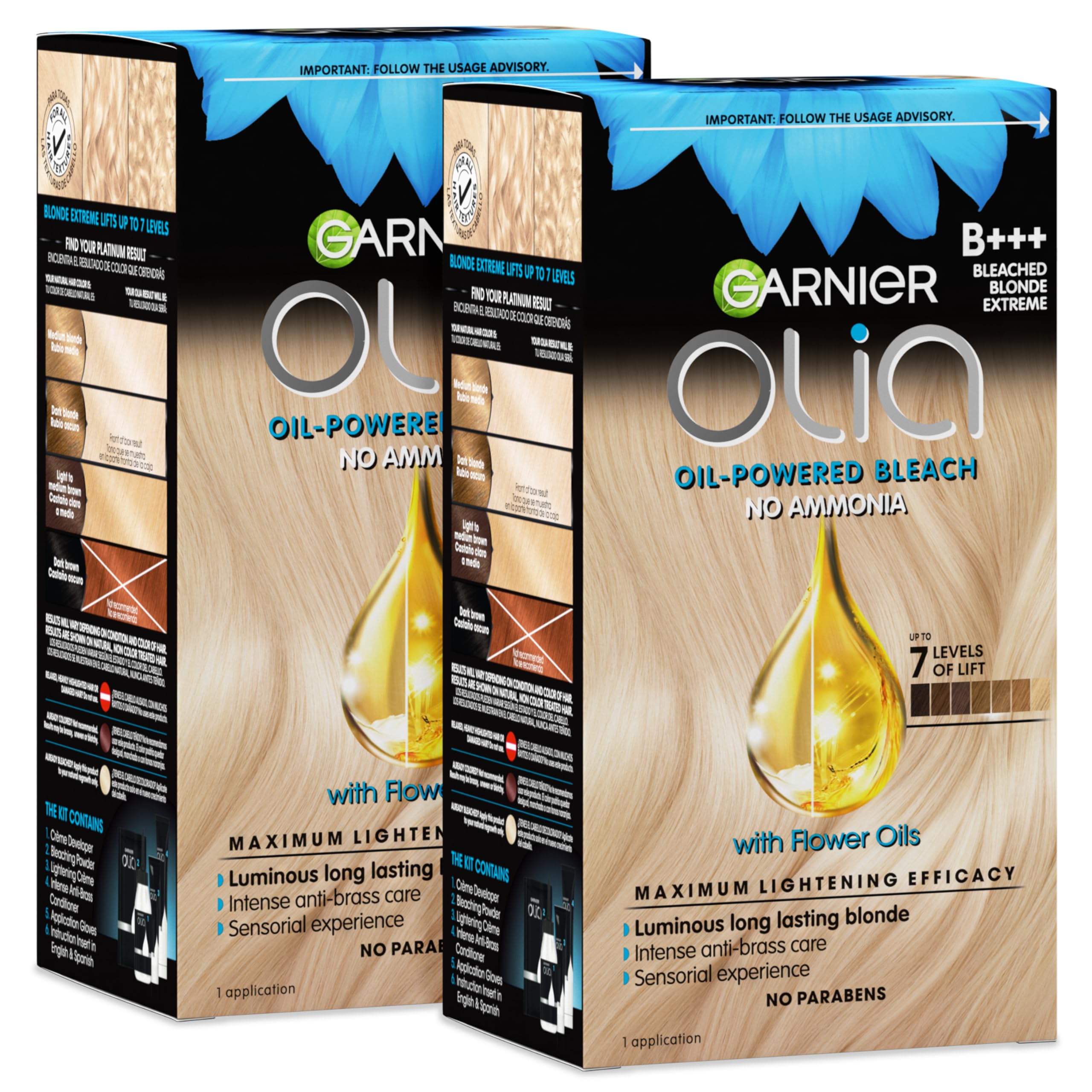 Garnier Olia Hair Color, Ammonia-Free Permanent Hair Dye, Oil-Pow…