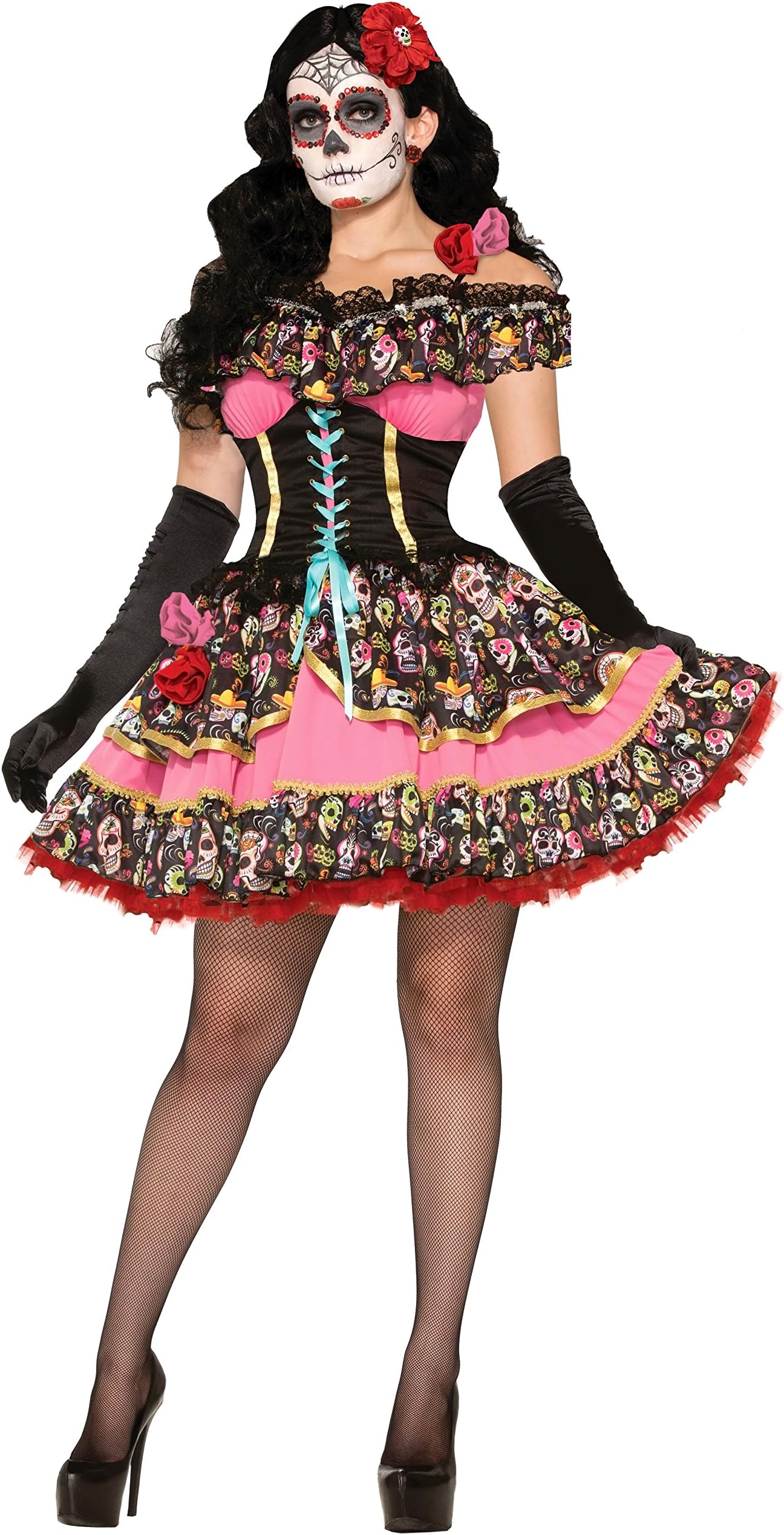 Rubies Women's Day of Dead Senorita Costume