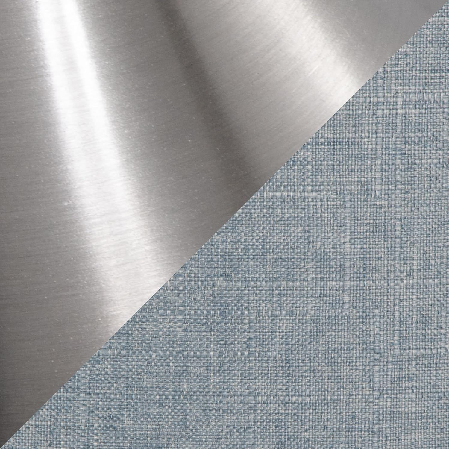 Ashland 27" Metal Table Lamps Set of 2, Desk Lamp, Bedside Lamps for Night Stands, Nightstand Lamp, Small Lamp, Small Table Lamps for Living Room Set of 2 (Brushed Nickel, Light Blue Linen)