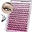 FANXITON Lash Clusters 280 Pcs Wispy Lash Clusters D 8-16 MM Natural Eyelash Clusters 30D Individual Eyelash DIY Lash Extensions at Home (30D)