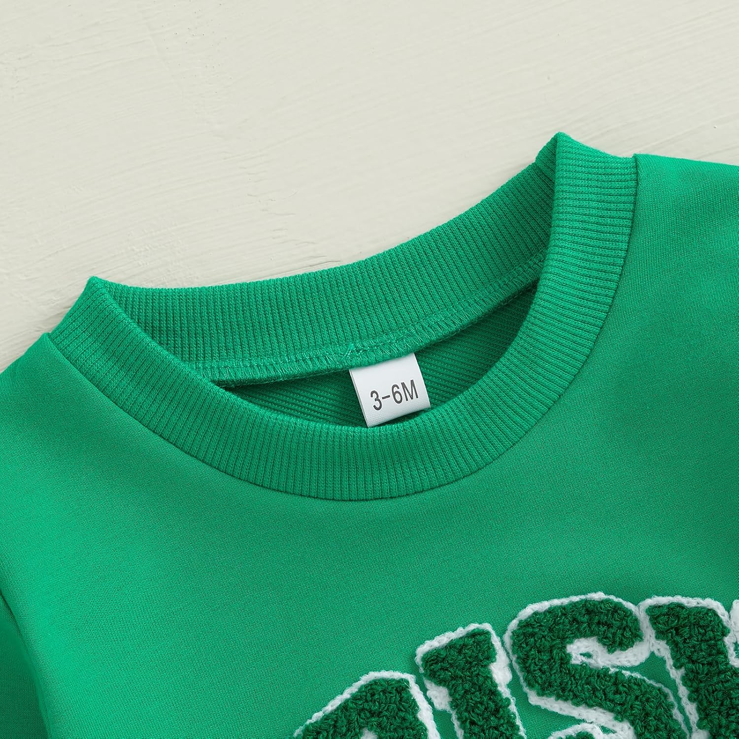 Lamuusaa Toddler Baby Girl Boy St. Patricks Day Outfit Irish Shamrock Embroidery Sweatshirt Pullover Shirts 6M-4T - Image 4
