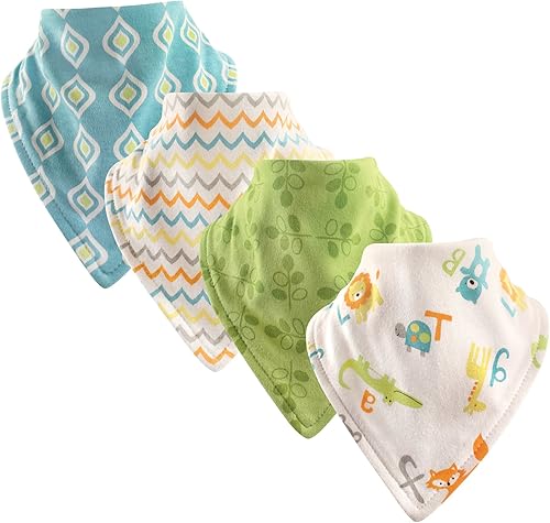Miniatura 3 de Luvable Friends Unisex Baby Cotton Bandana Bibs