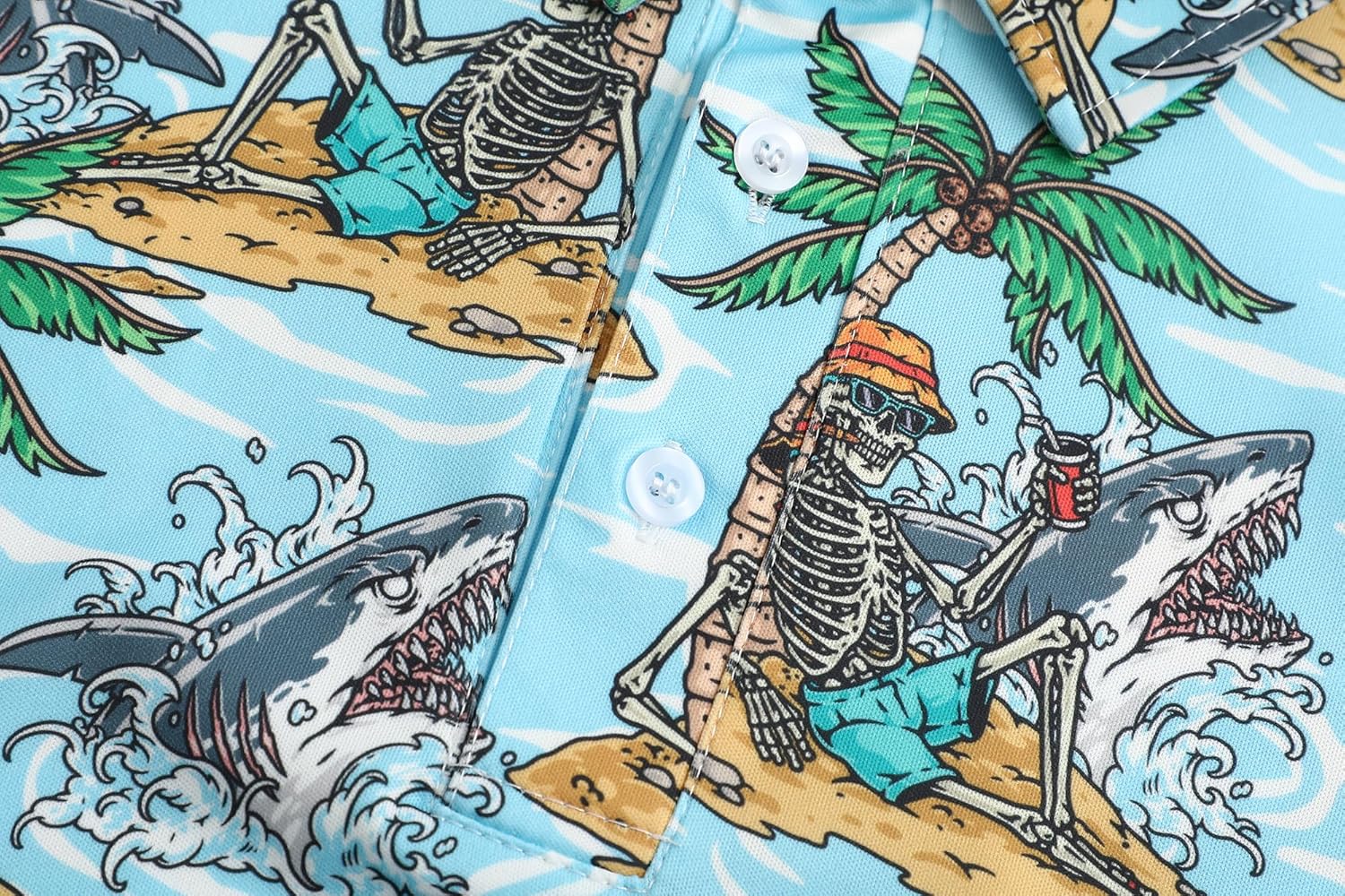 Men's Golf Polo Shirts Funny Golf Shirts for Men Performance Moisture Wicking Quick Dry Athletic Short Sleeve Shirts - Image 4