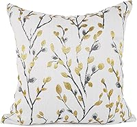 Vista 10 de YOUR SMILE Funda de cojín cuadrada decorativa con bordado clásico de jacquard azul, de 12 x 20 pulgadas