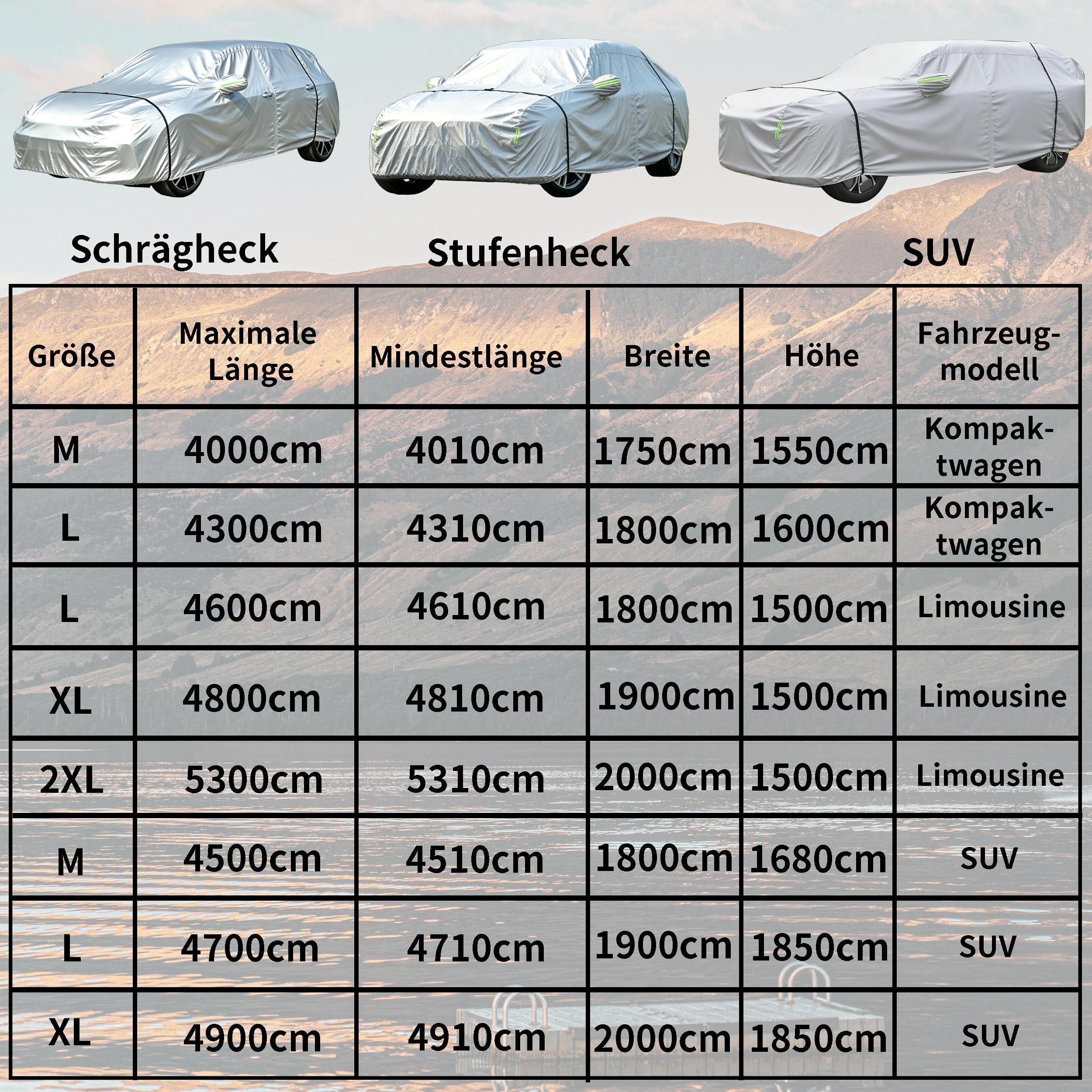 Autoabdeckung für Kia Sportage NQ5