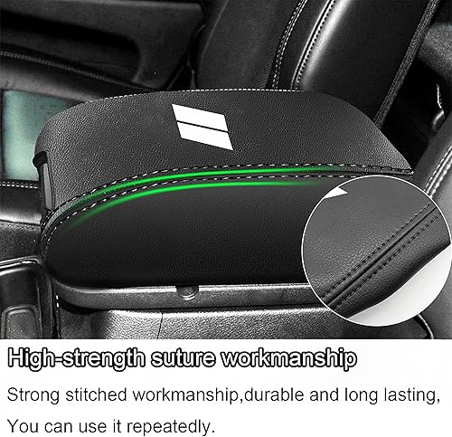 Miniatura 3 de YOSRTER para Dodge Durango Accesorios 2011-2018 2019 2020 Funda para el reposabrazos de la consola central, de piel, antiarañazos, decoración