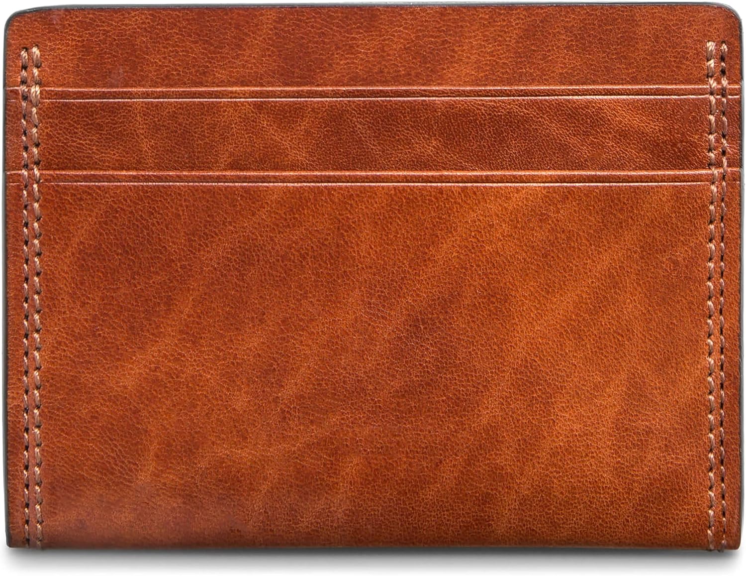 Weekend Wallet Card Case Dolce Matte Leather Amber