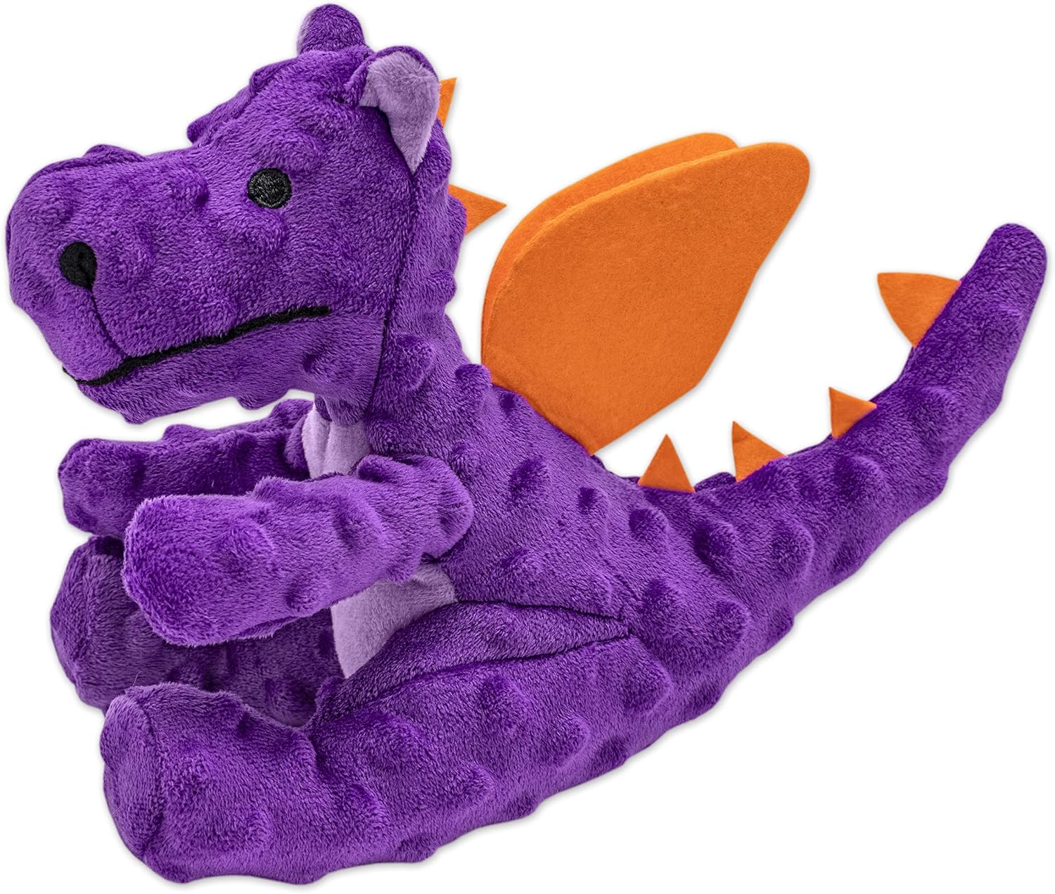 RUFFIN' IT Tuff Stuffed Plush Dragon Dog Toy (Pack of 3)