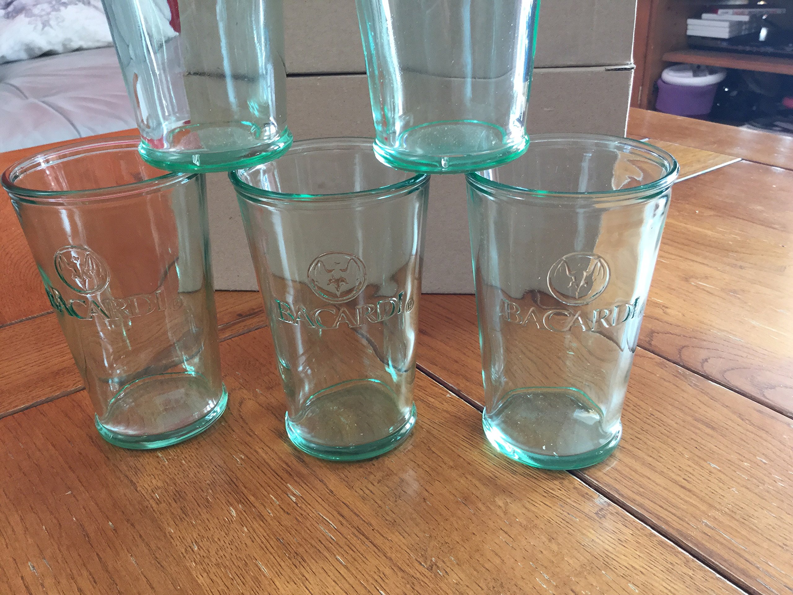 lot de 6 verre a mojito bacardi rhum neuf