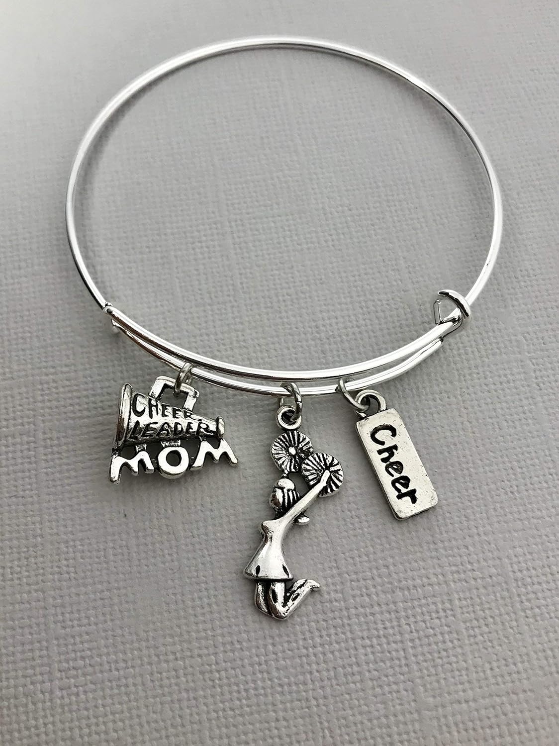 Cheerleader Mom Bracelet Gift for Women, Cheer Mom Jewelry - Image 3