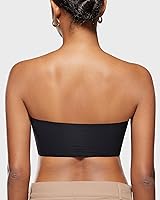 Vista 5 de INLYRIC Brasier sin tirantes para mujer, sin tirantes, sin costuras, cómodo, elástico, sin relleno, para mujer