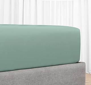 Sponsored Ad - Fitted Sheet for King Size Bed Soft, 100% Cotton, 400 Sateen, No Pop-Off Elastic, Deep Pocket, Durable Hote...