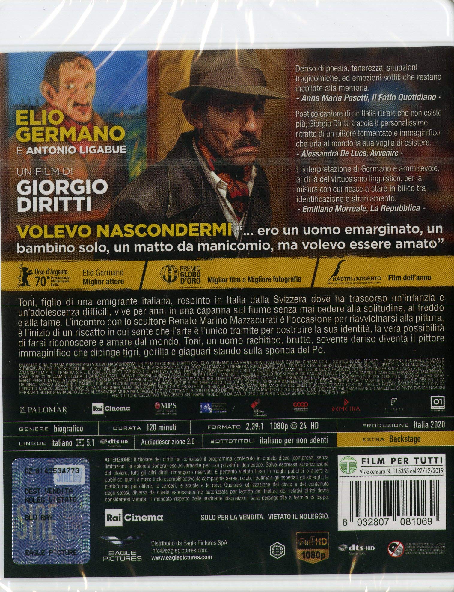 Volevo Nascondermi [Blu-Ray]