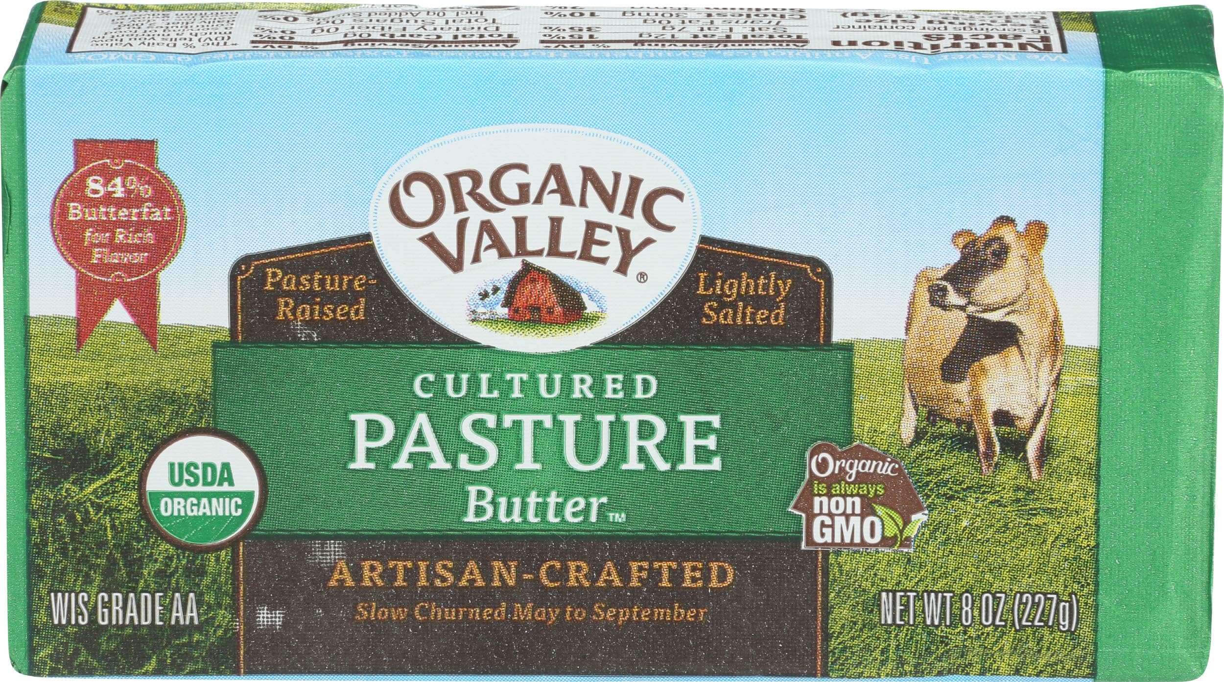 Organic Valley Cultured Organic Pasture Butter, 8 oz