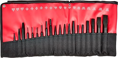 Vista 55 de Mayhew 61406 - Juego de punzones y cinceles, 6 piezas Acabado de óxido negro.