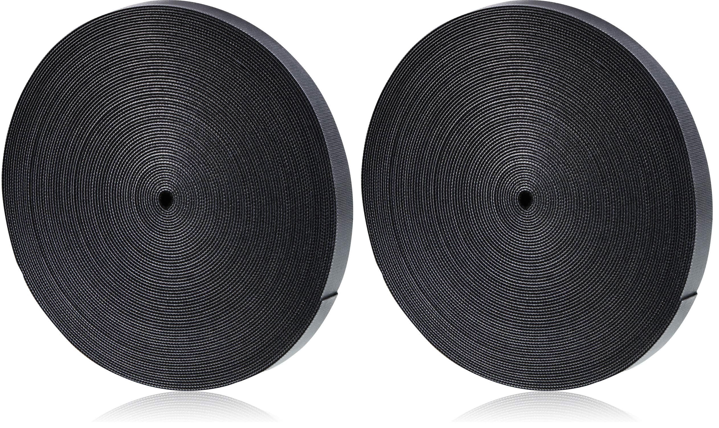 WILLBOND 3/4 in x 90 ft Double Side Hook and Loop Straps, 1 Roll