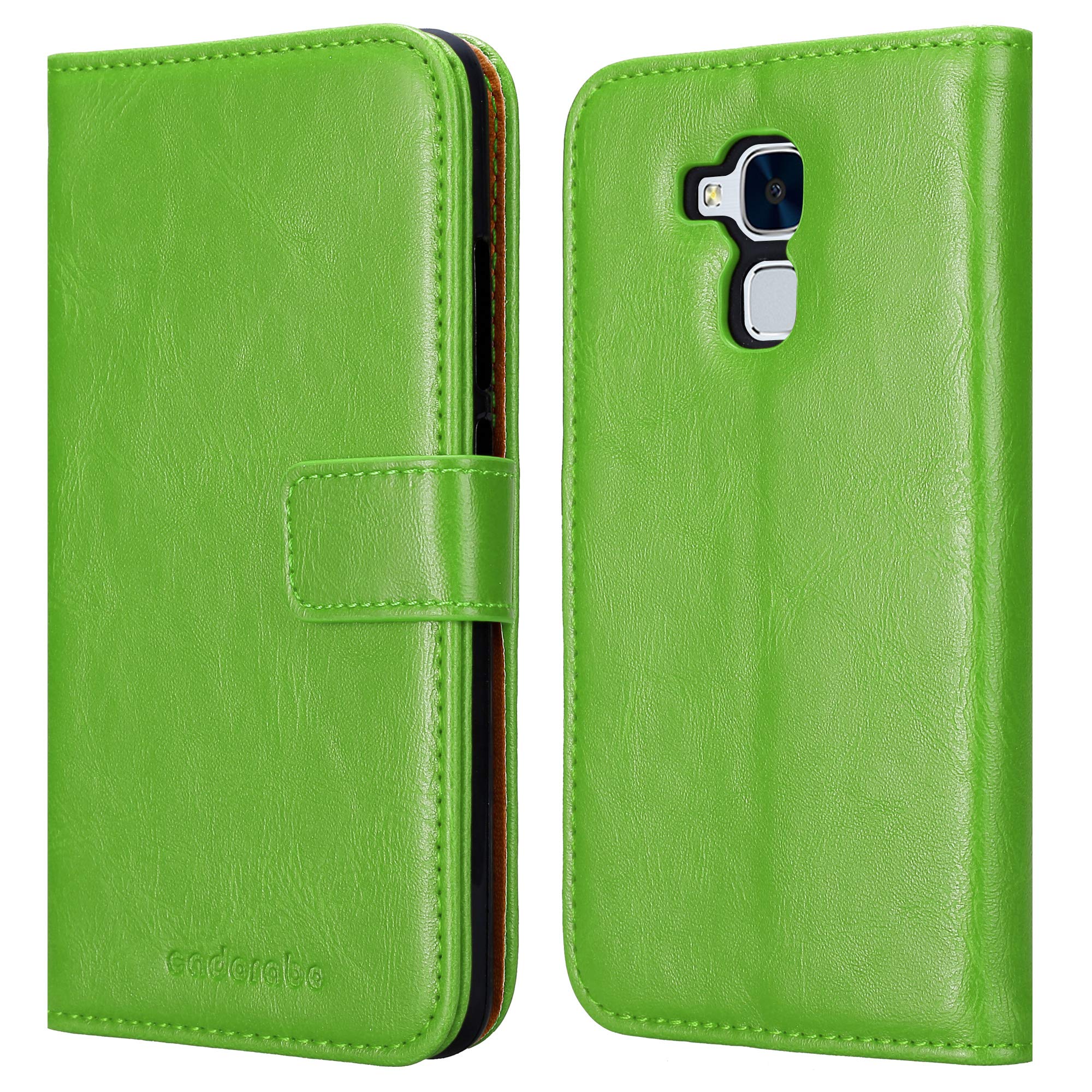 Cadorabo Custodia Libro per Nokia Lumia 535 in Bianco Fumo - con Vani di Carte
