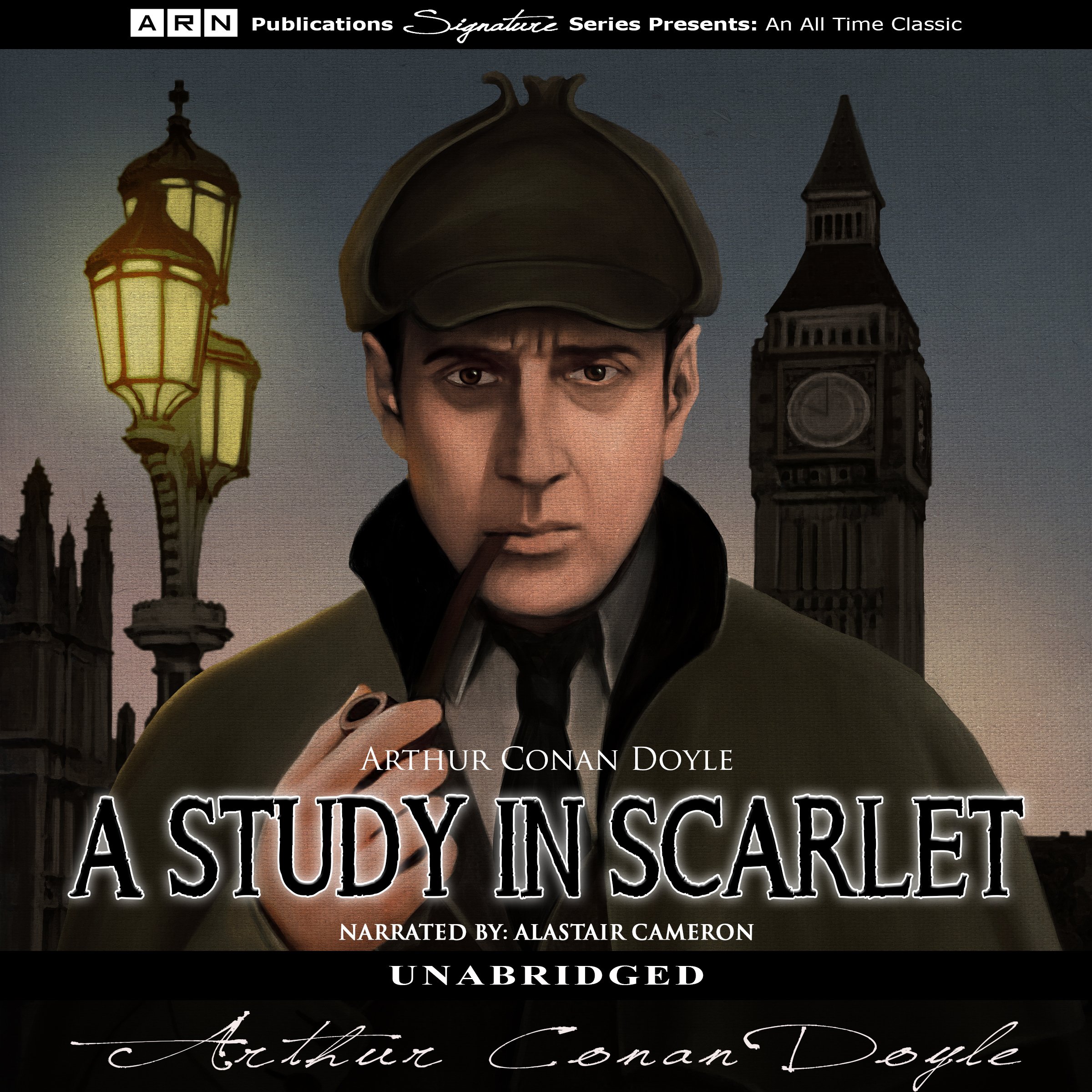 Cover art for A Study in Scarlet