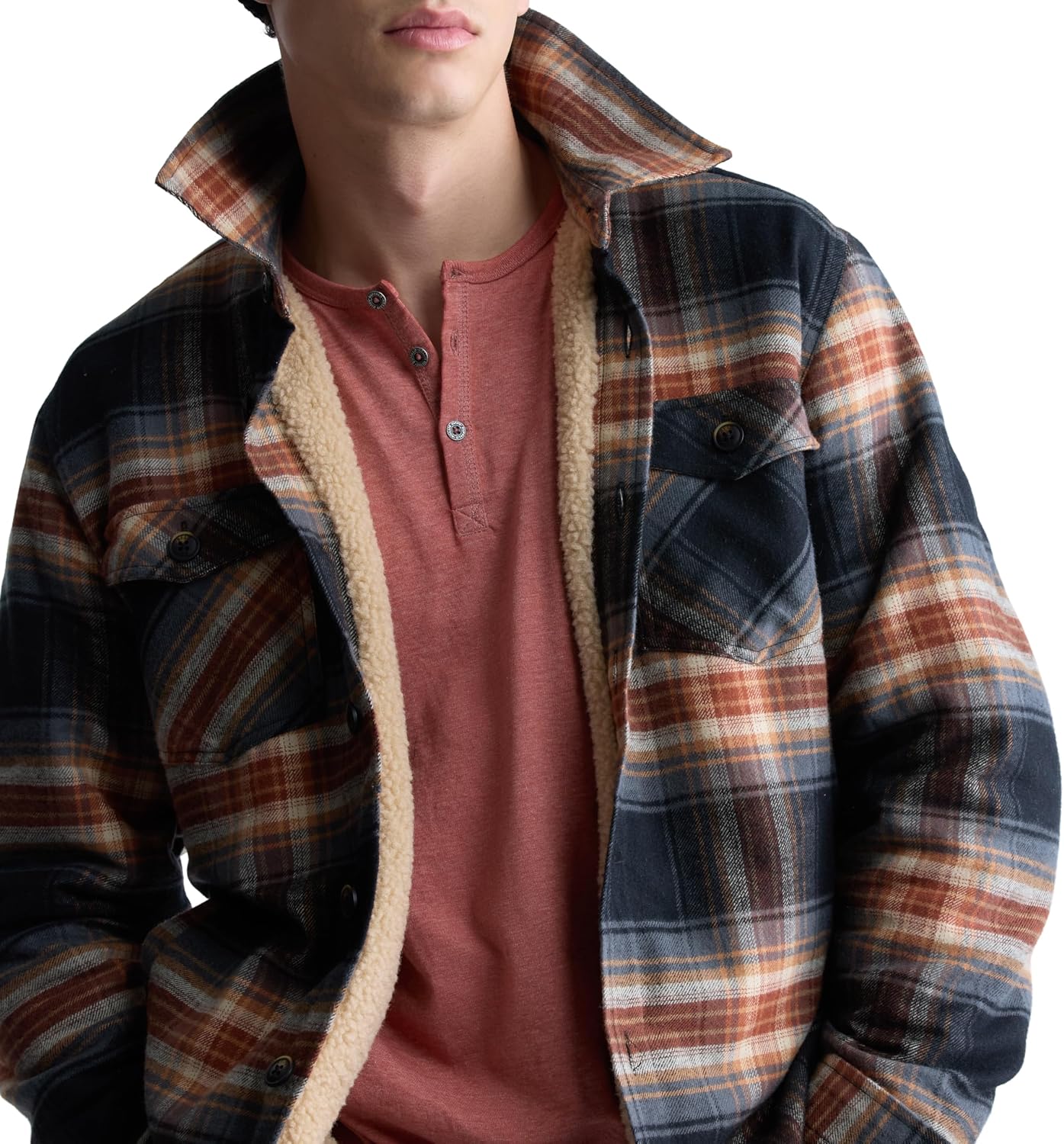 Buffalo David Bitton Men's Shirt Style Shacket Jacket