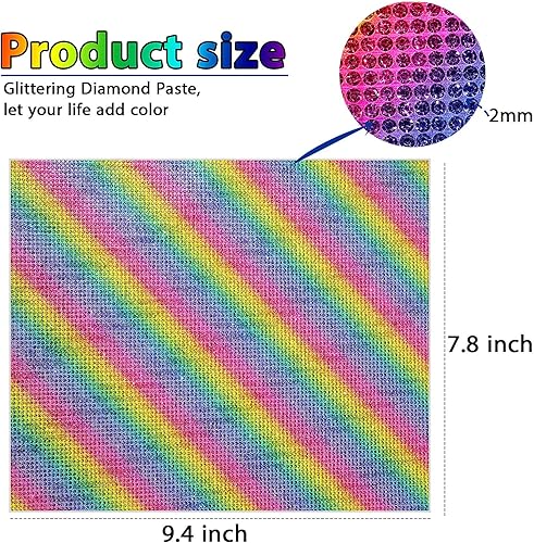 Vista 32 de Outus 12000 piezas de lámina de strass Bling Bling, calcomanías de strass, autoadhesivas, calcomanías para decoración de autos DIY, calcomanías