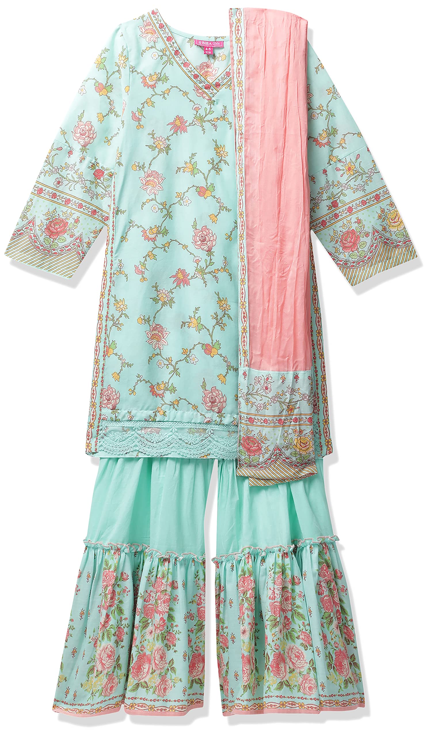 BIBACotton Regular Girls' Kurtas & Kurtis
