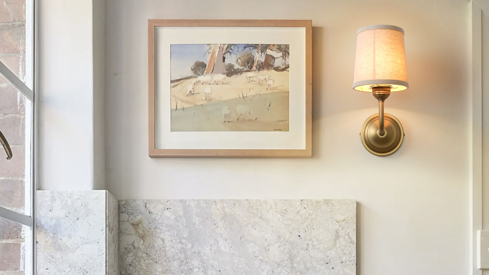 SongCiLT Vintage Fabric Wall Sconce with Funnel Linen Cloth Shade