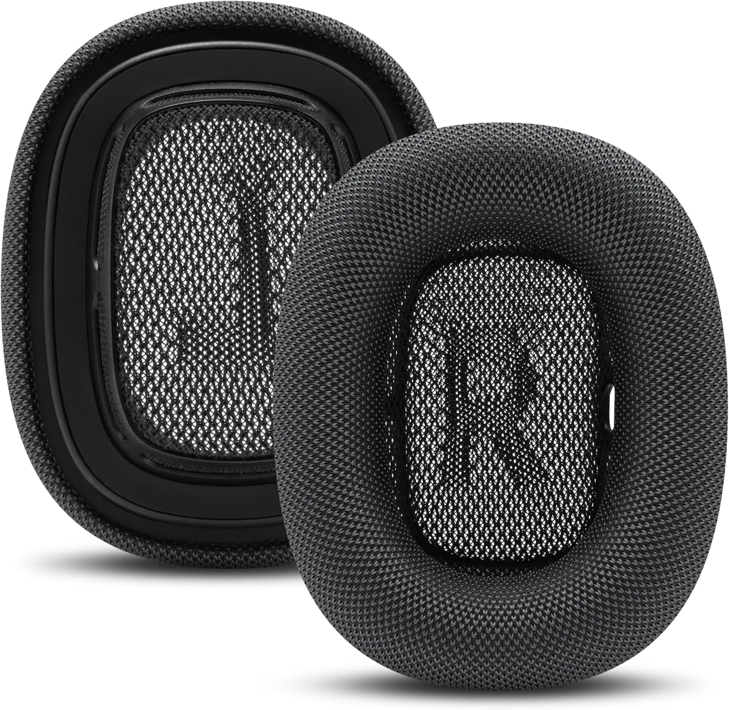 WC PadZ Max – Ear Cushions Compatible with AirPods Max 1 & 2, Made by Wicked Cushions | Soft Fabric, Enhanced Comfort & Unique Style | Space Grey