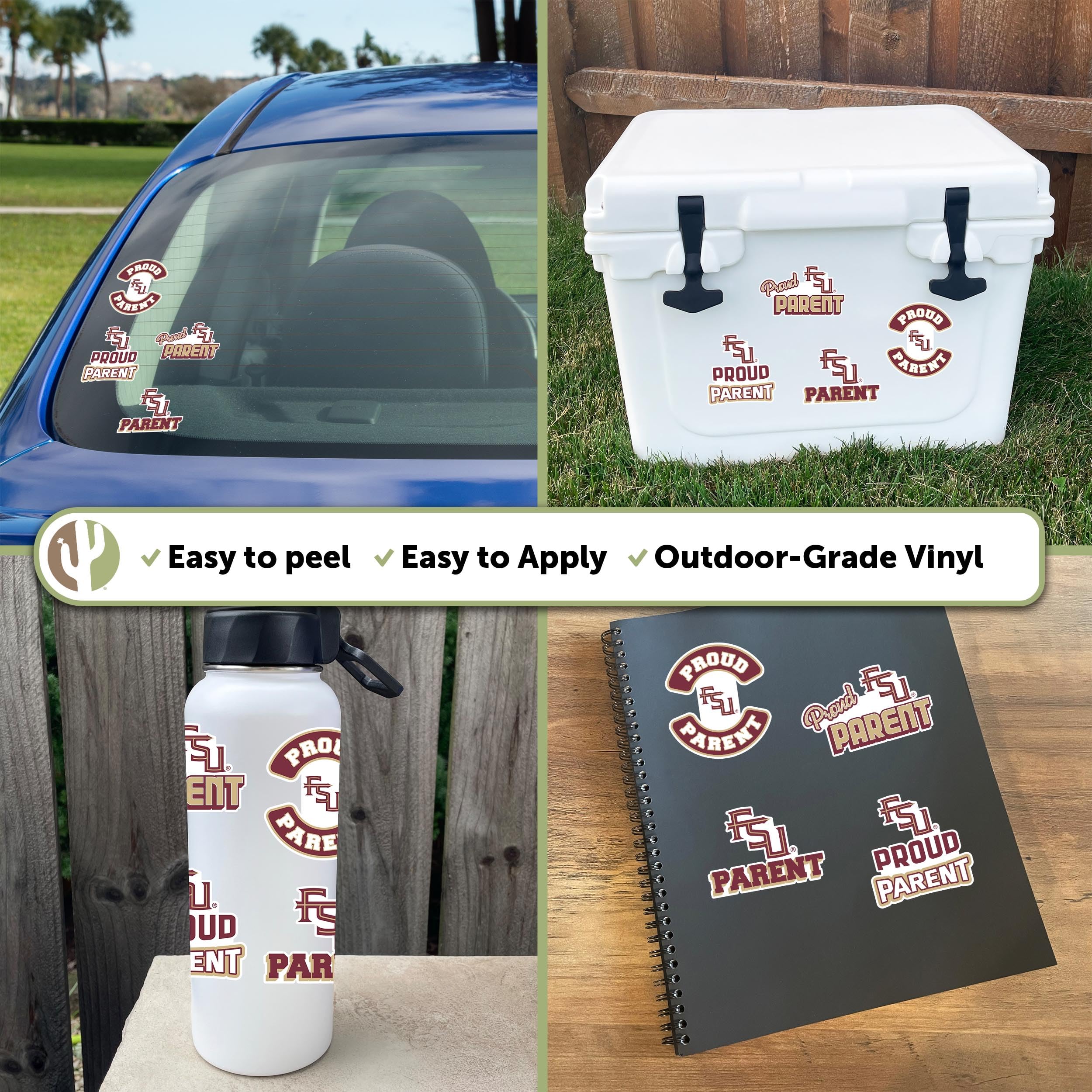 University Of South Florida Sticker Sheet - Vinyl Decal For Laptop, Water Bottle, Car, Proud Parent Pack - View #2