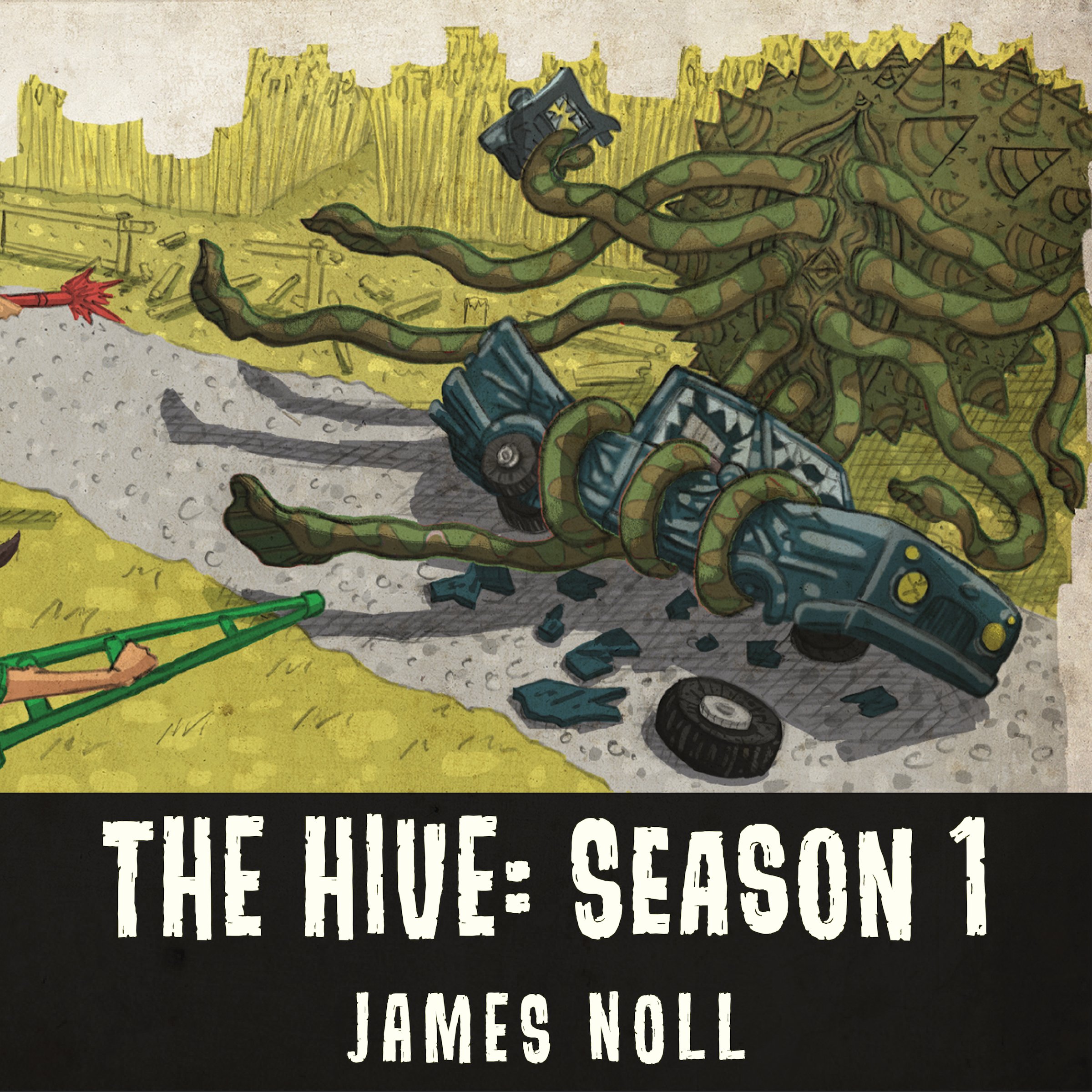 Cover art for The Hive and Other Stories