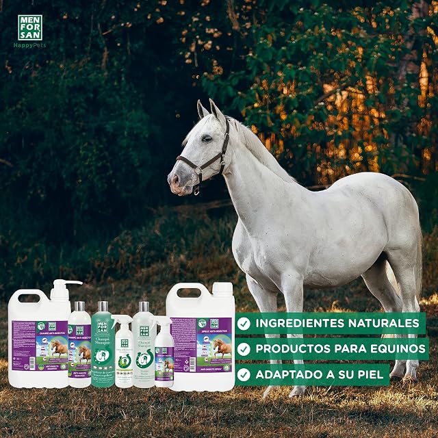 Foto 6 de 6 de MENFORSAN Champú repelente con citronela Caballos - 1L