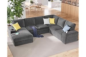U-Shaped Sofa: A Sanctuary of Comfort and Connectivity