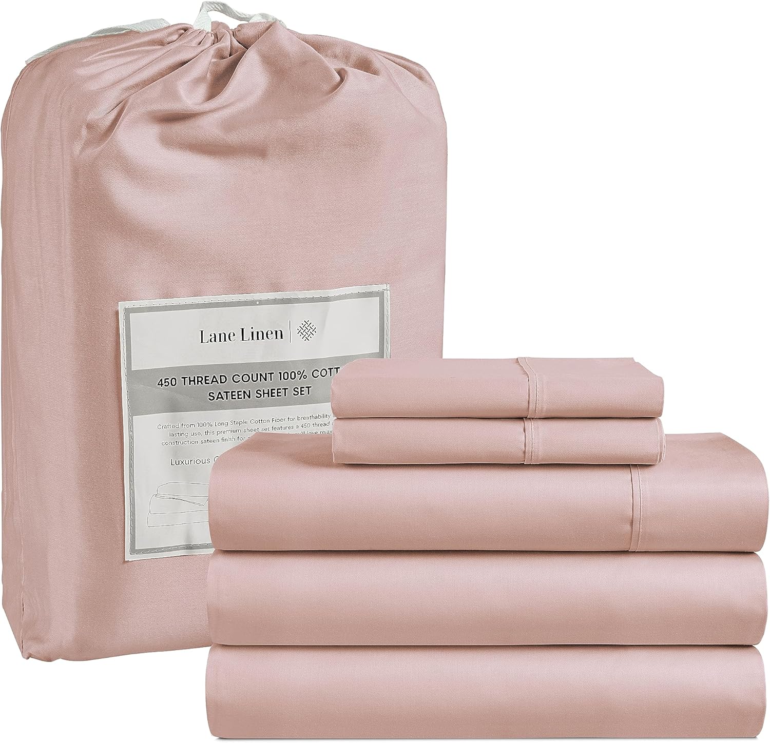 LANE LINEN Split King Sheets for Adjustable Bed 100