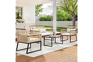 YITAHOME 4-Piece Patio Bistro Set Perfect for Conversation