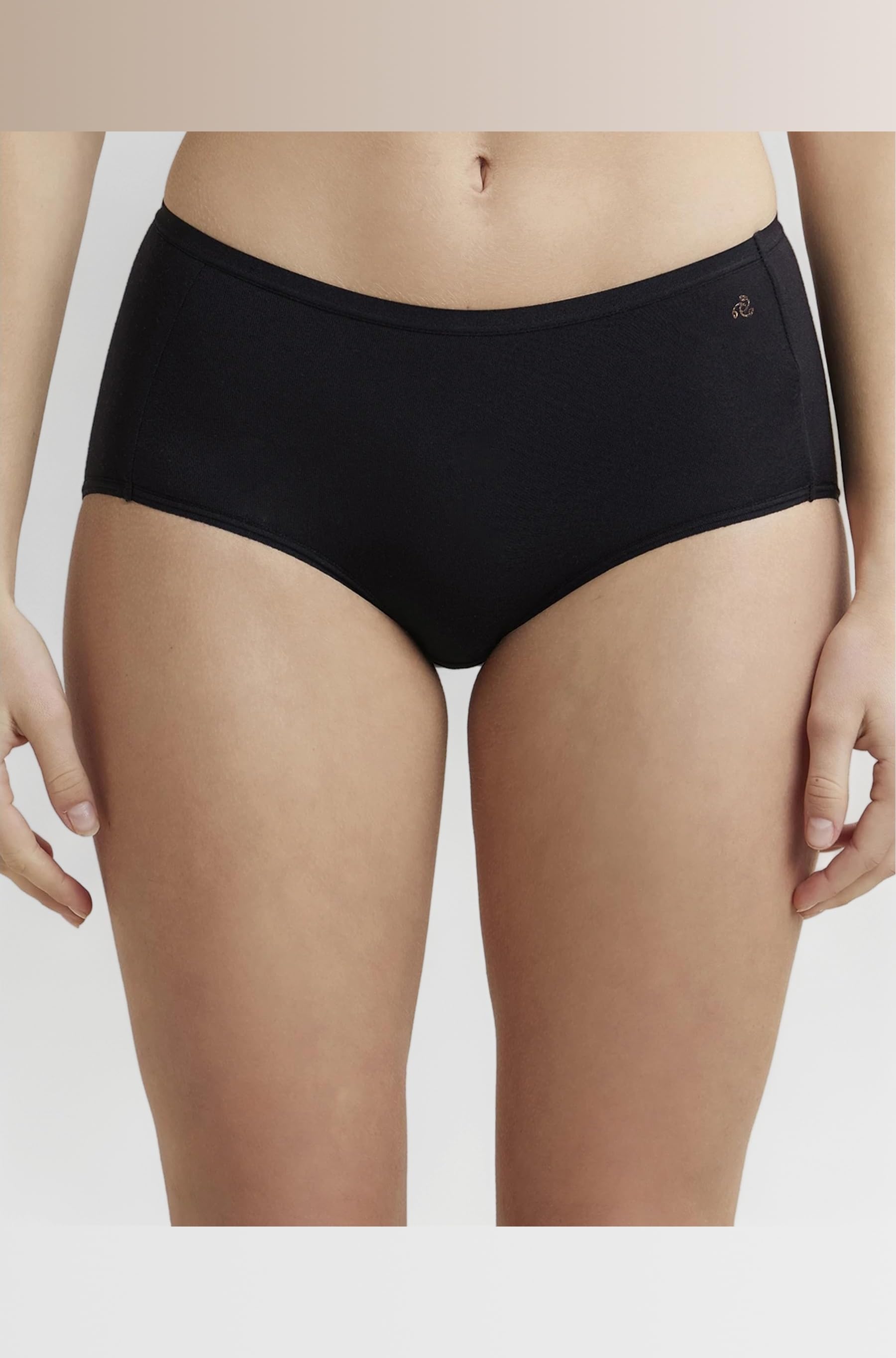 1809 Women's Full Coverage Micro Modal Elastane Stretch High Waist Full Brief with Exposed Waistband and Stay Fresh Treatment