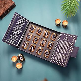 Maharaja Royal Votive Candle Gift Set || Aroma Gift Set || Hand Poured Candle || Burn Upto 10 Hour