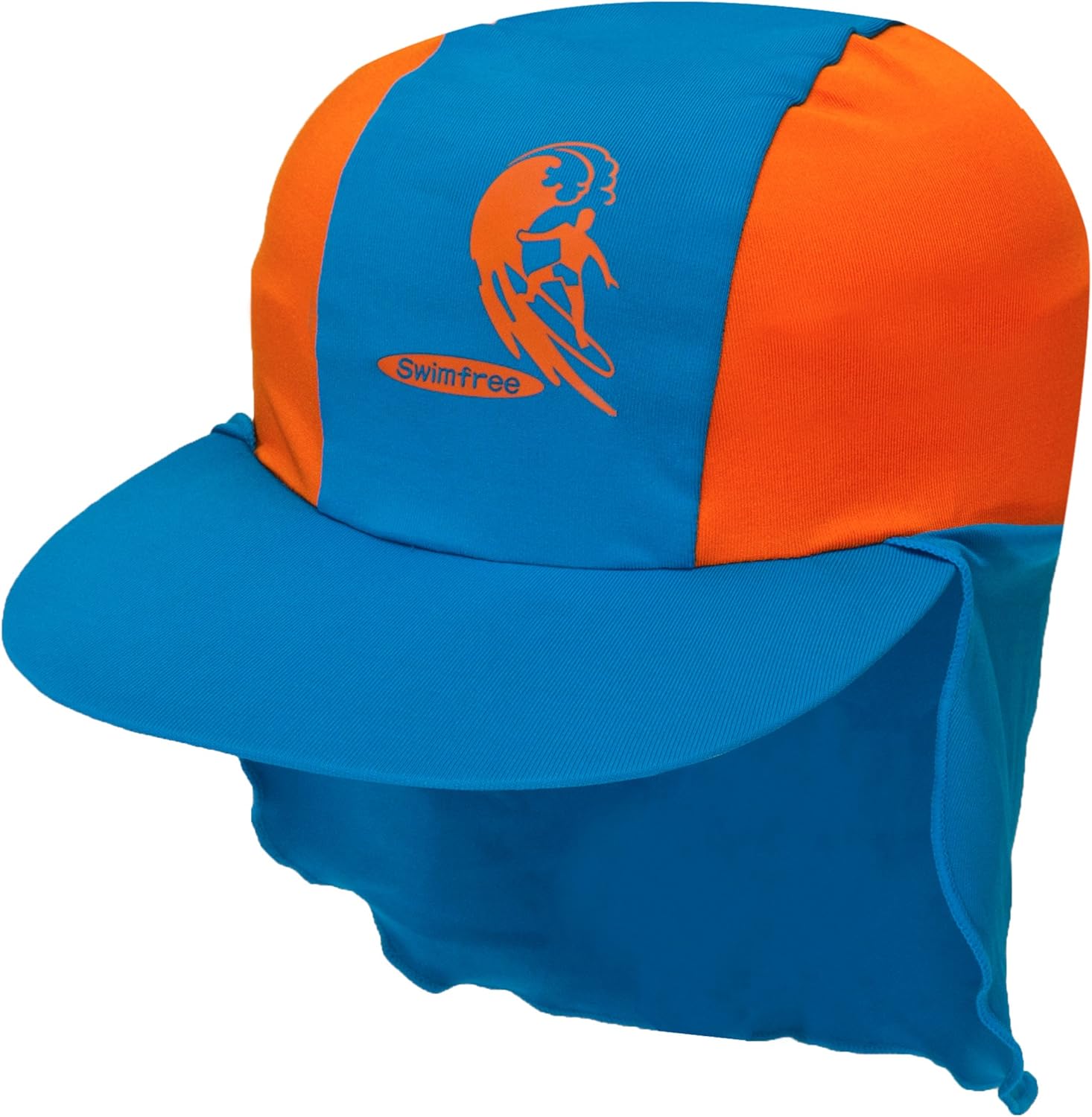 Boys Size Xs Blue/orange Sun Uv Protective Beach Safari