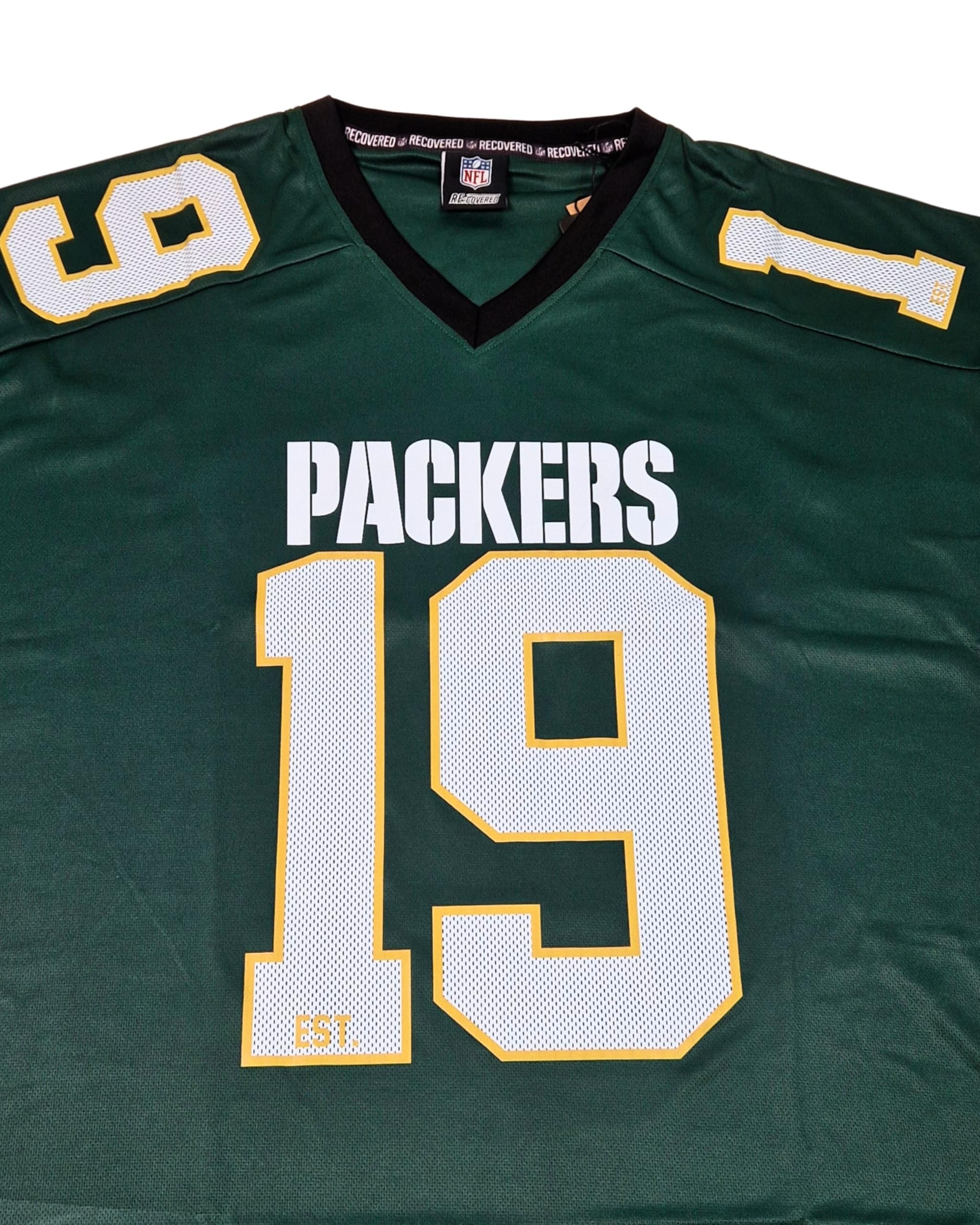Recovered NFL t-Shirt Jersey Camicia Maglietta Football Americano Maglia di Fan Logo della Squadra Numero Estate Logo Oversized
