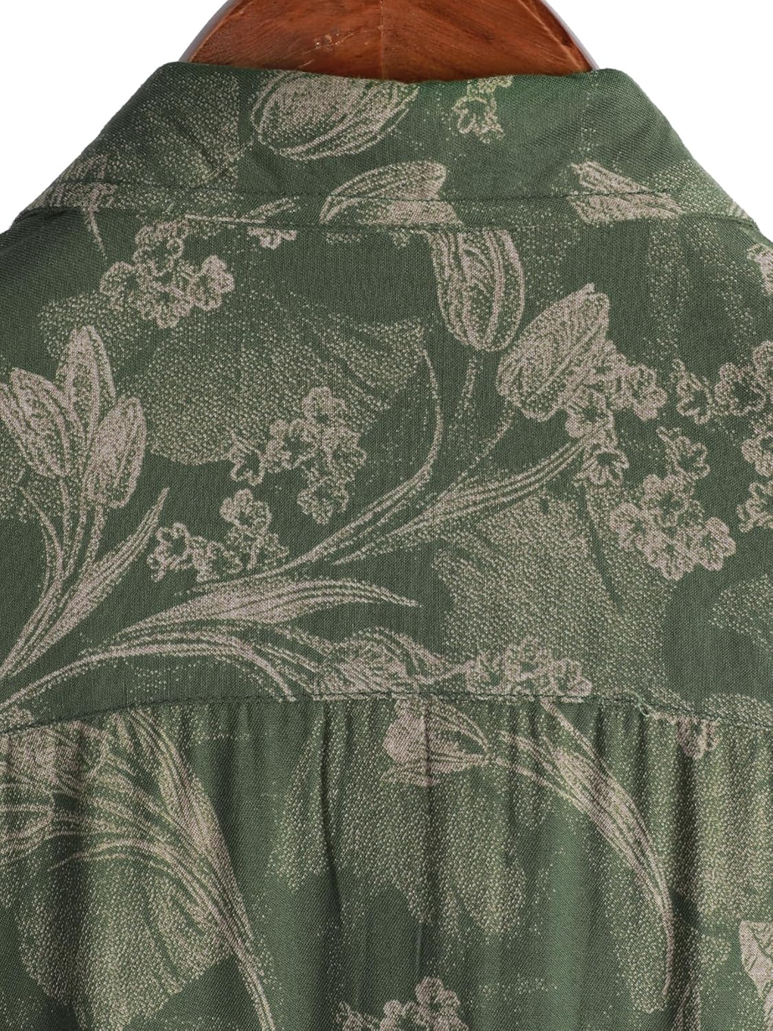 Mens Hawaiian Shirt Short Sleeve Button Down Tropical Shirts Casual Floral Summer Beach Shirt - Image 6